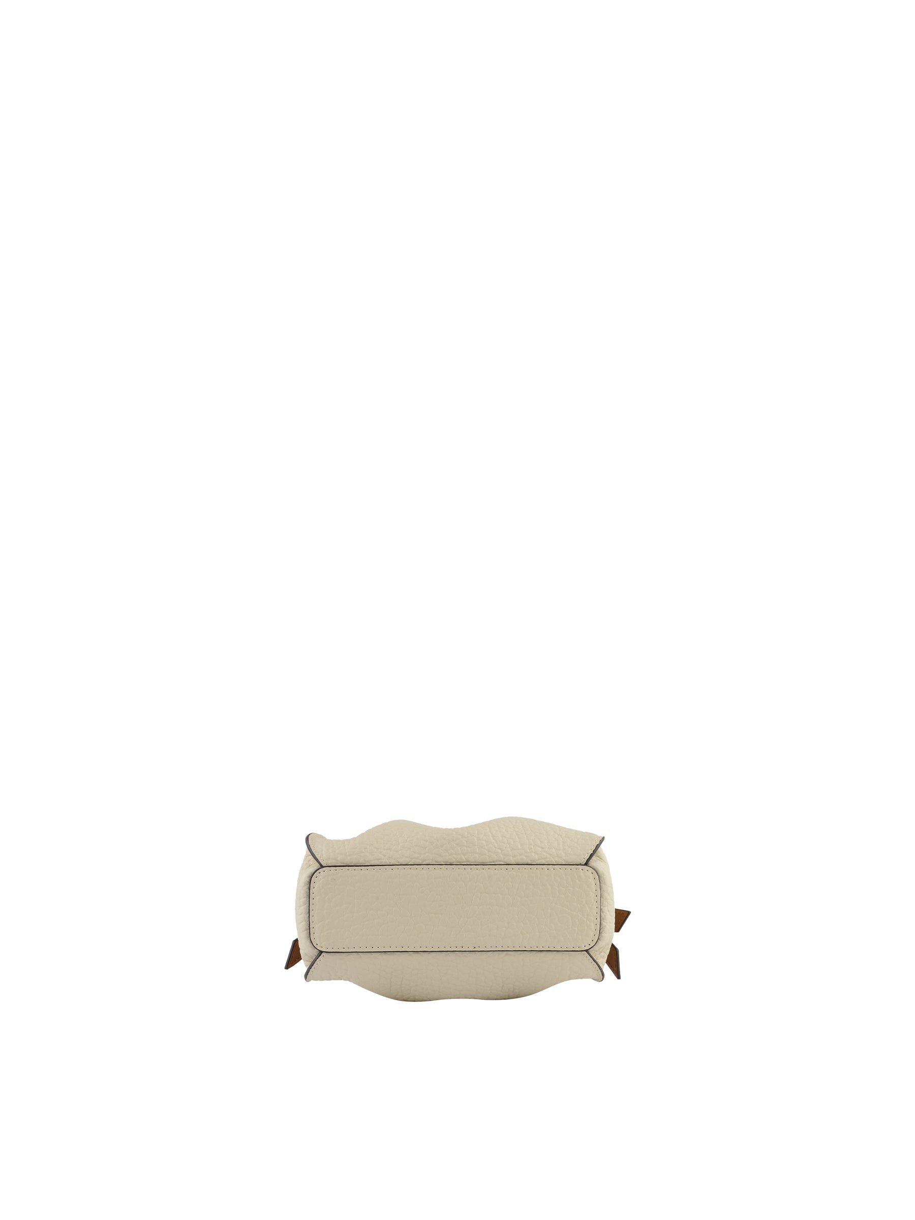 Calfskin leather shoulder bag POURCHET Multicolored