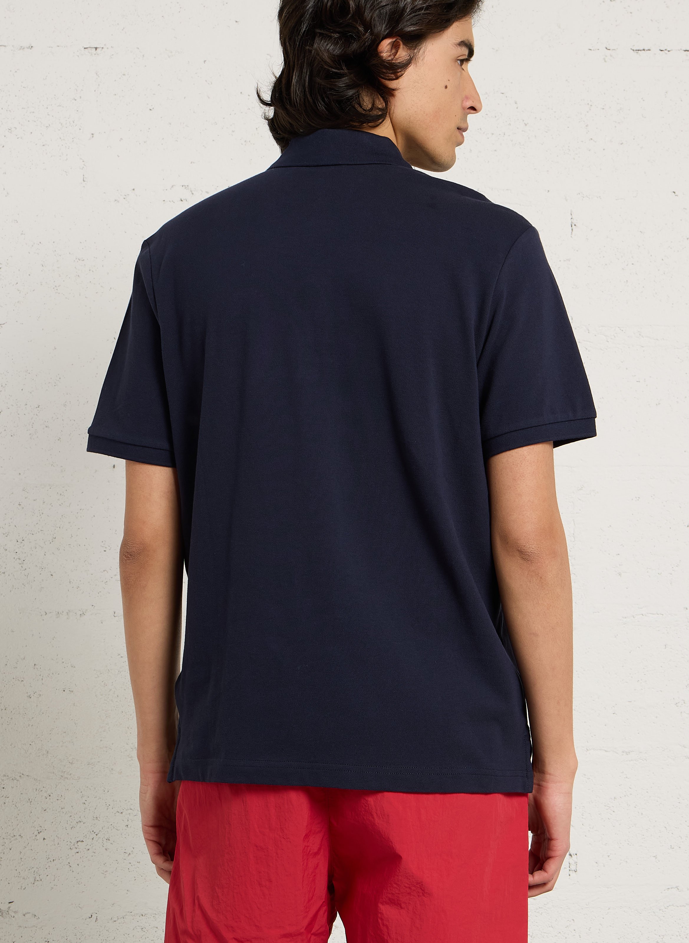 Polo mit kurzen Ärmeln aus Baumwolle NAPAPIJRI Blau