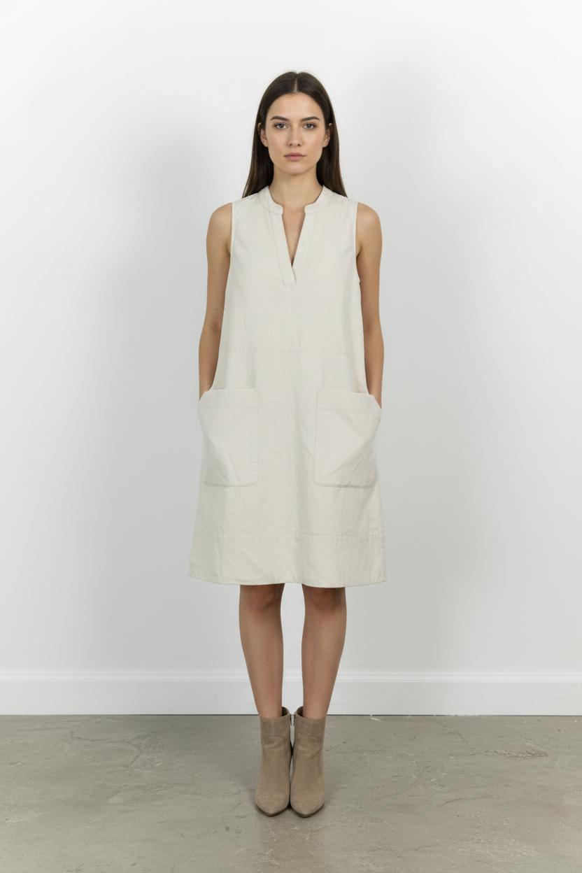 Short & midi dress COMPTOIR DES COTONNIERS - Seconde main Beige