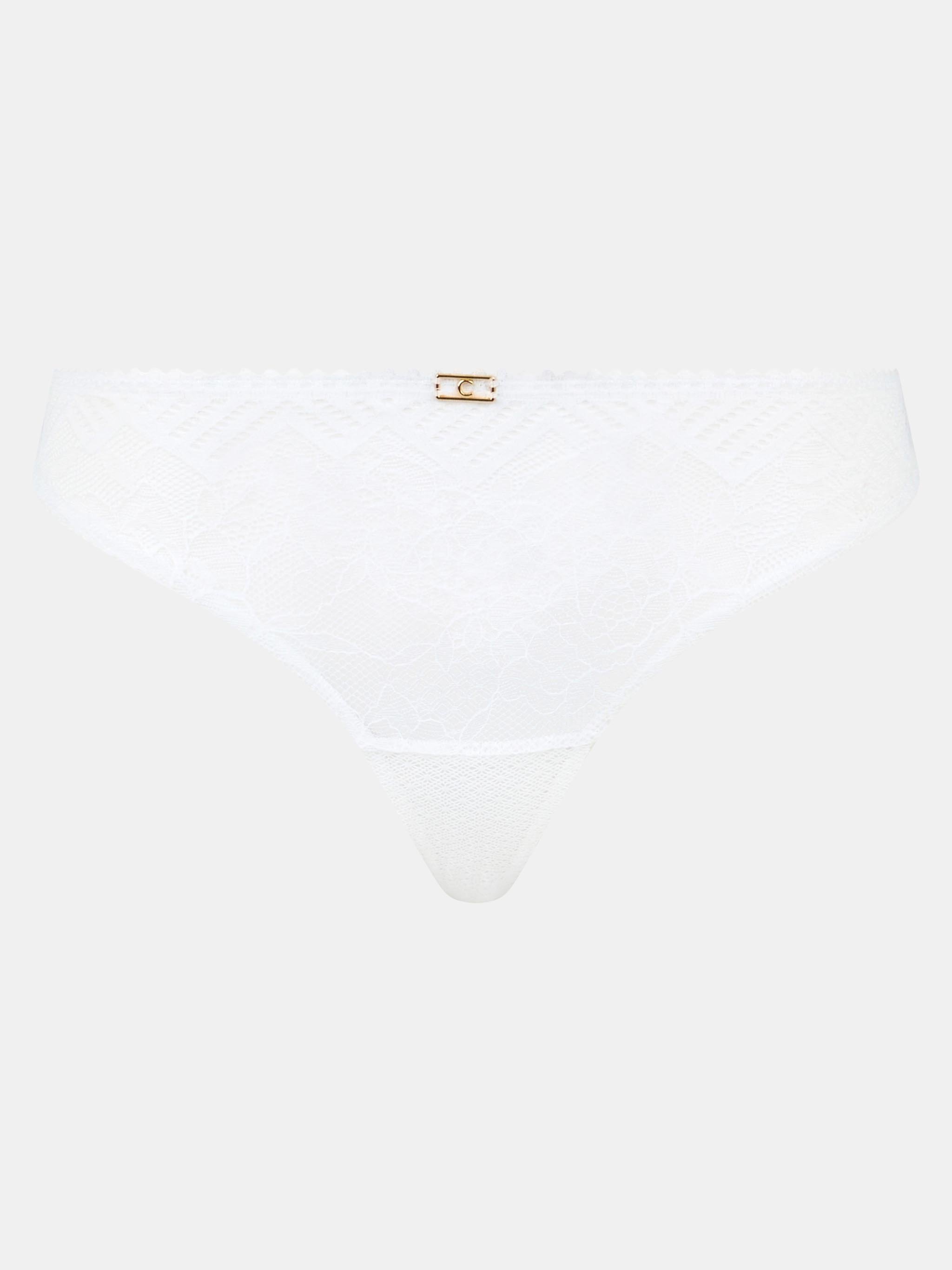 Lace tanga CHANTELLE White