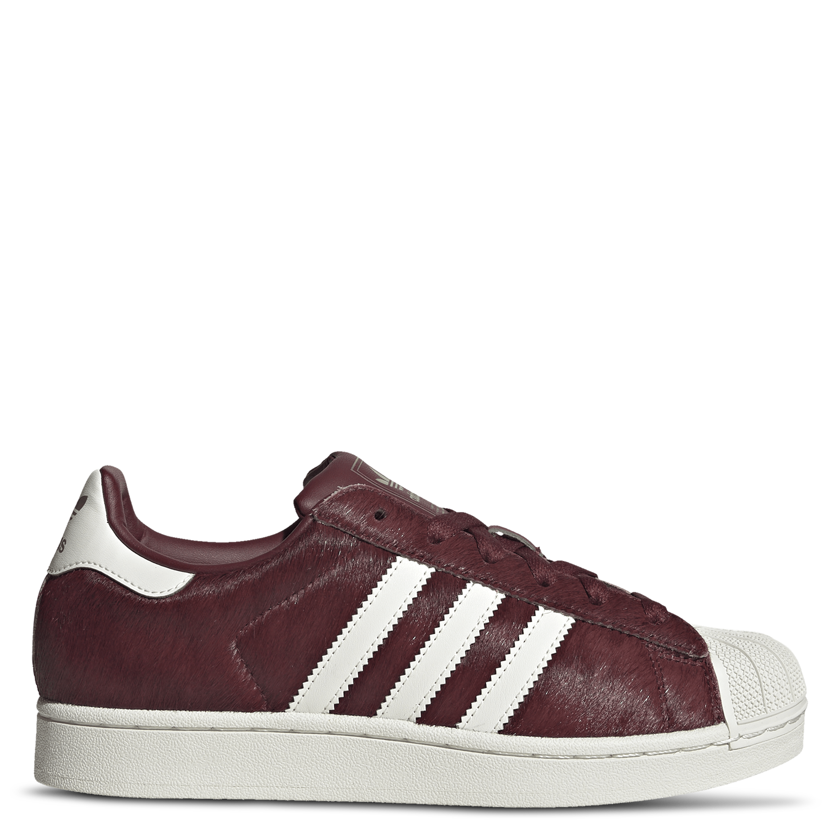 Baskets basses à lacets unies ADIDAS Rouge