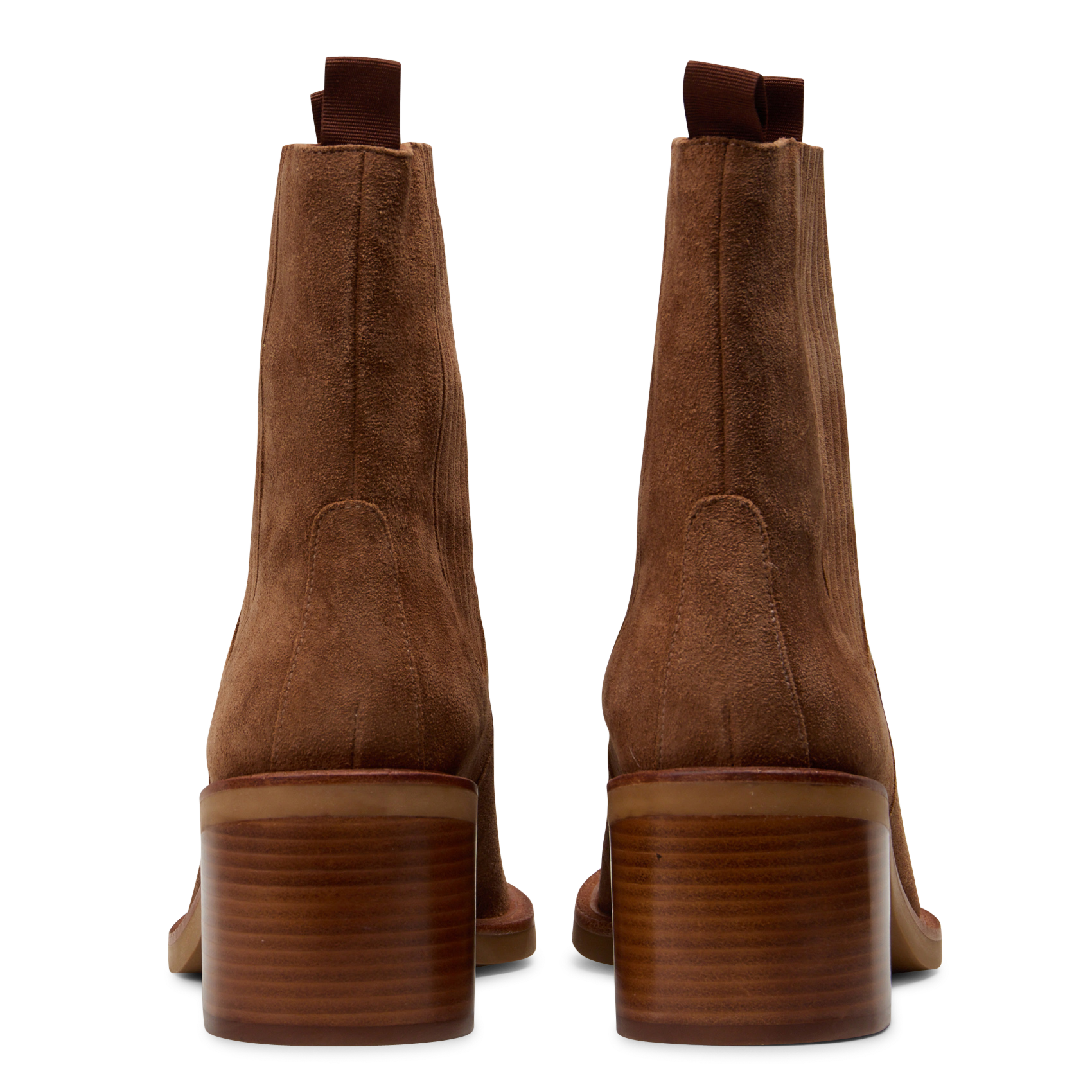 Leather mid-calf boots LA FEE MARABOUTEE Brown