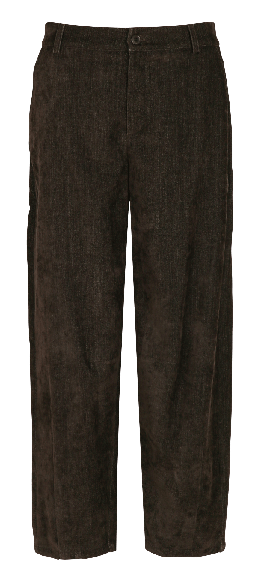 High-waisted wide-leg pants PLEASE Brown