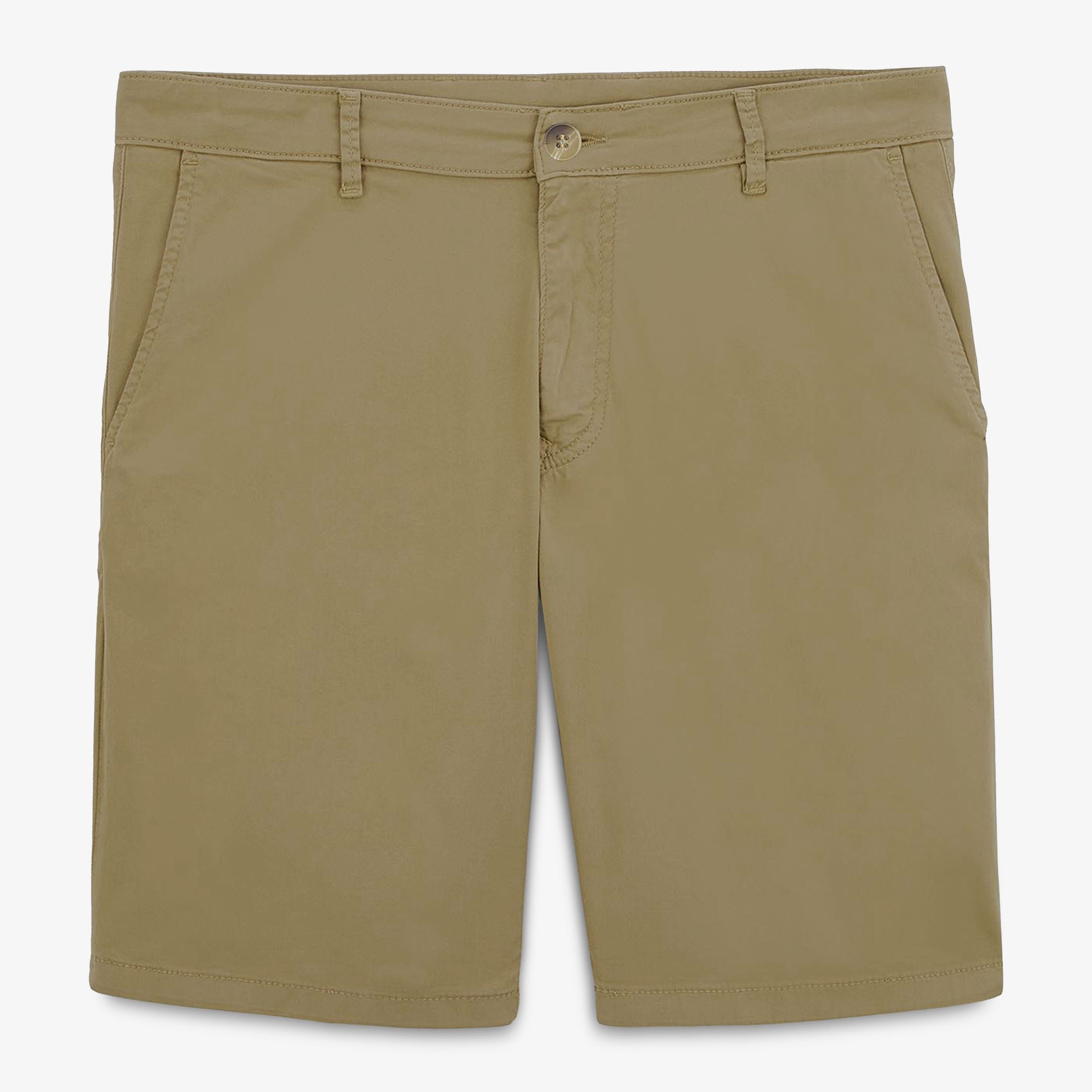 Comfort fit cotton Bermuda shorts SERGE BLANCO Beige