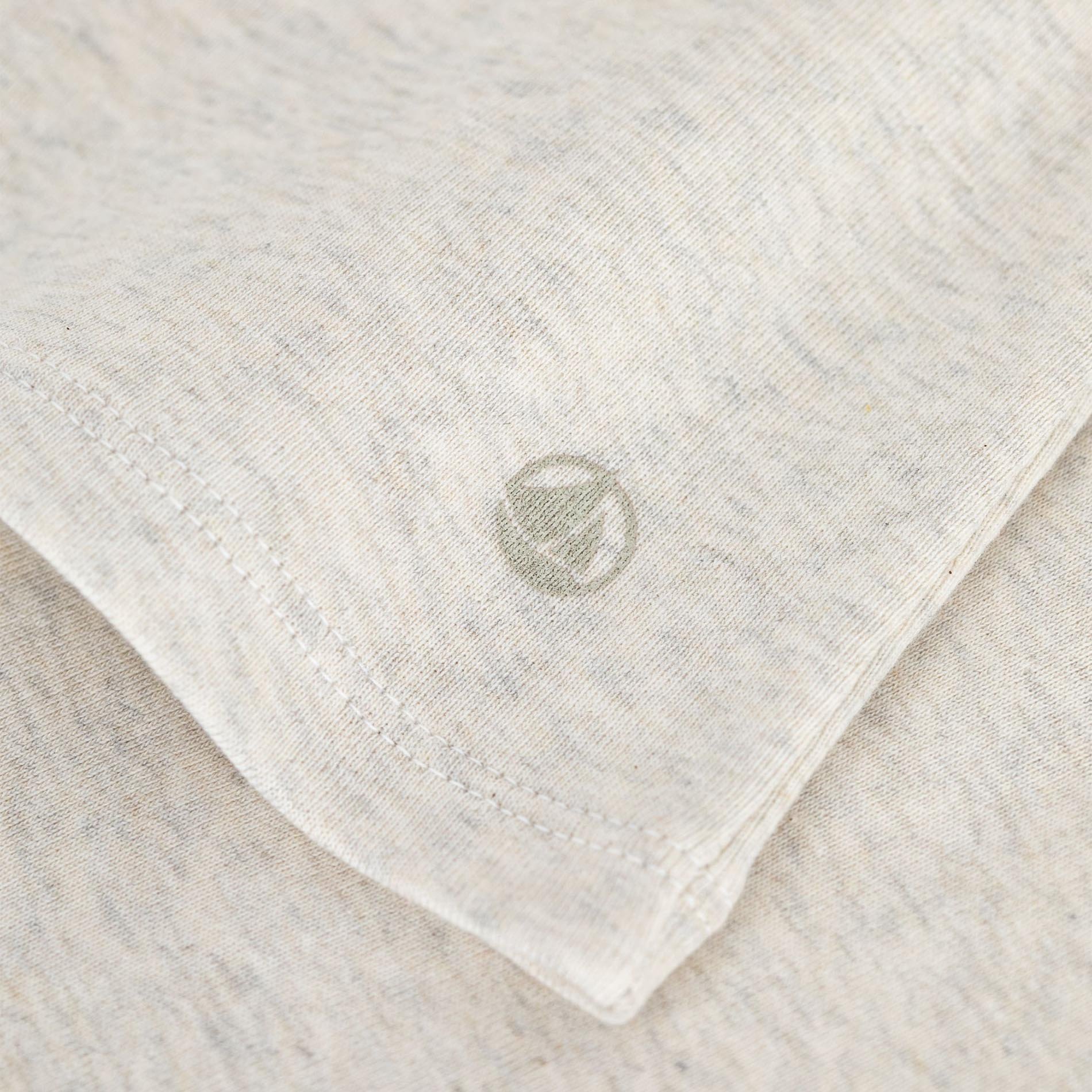 Straight cotton round-neck T-shirt PETIT BATEAU Beige