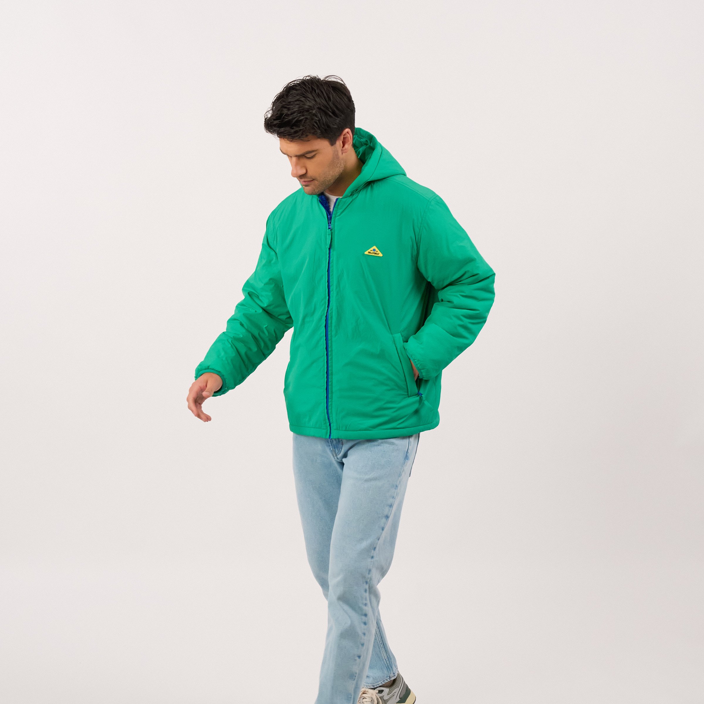 Unisex hooded parka BILLYBELT Green