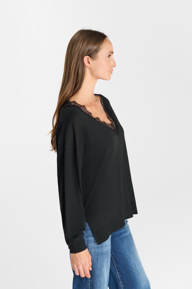 Sweater LE TEMPS DES CERISES Black