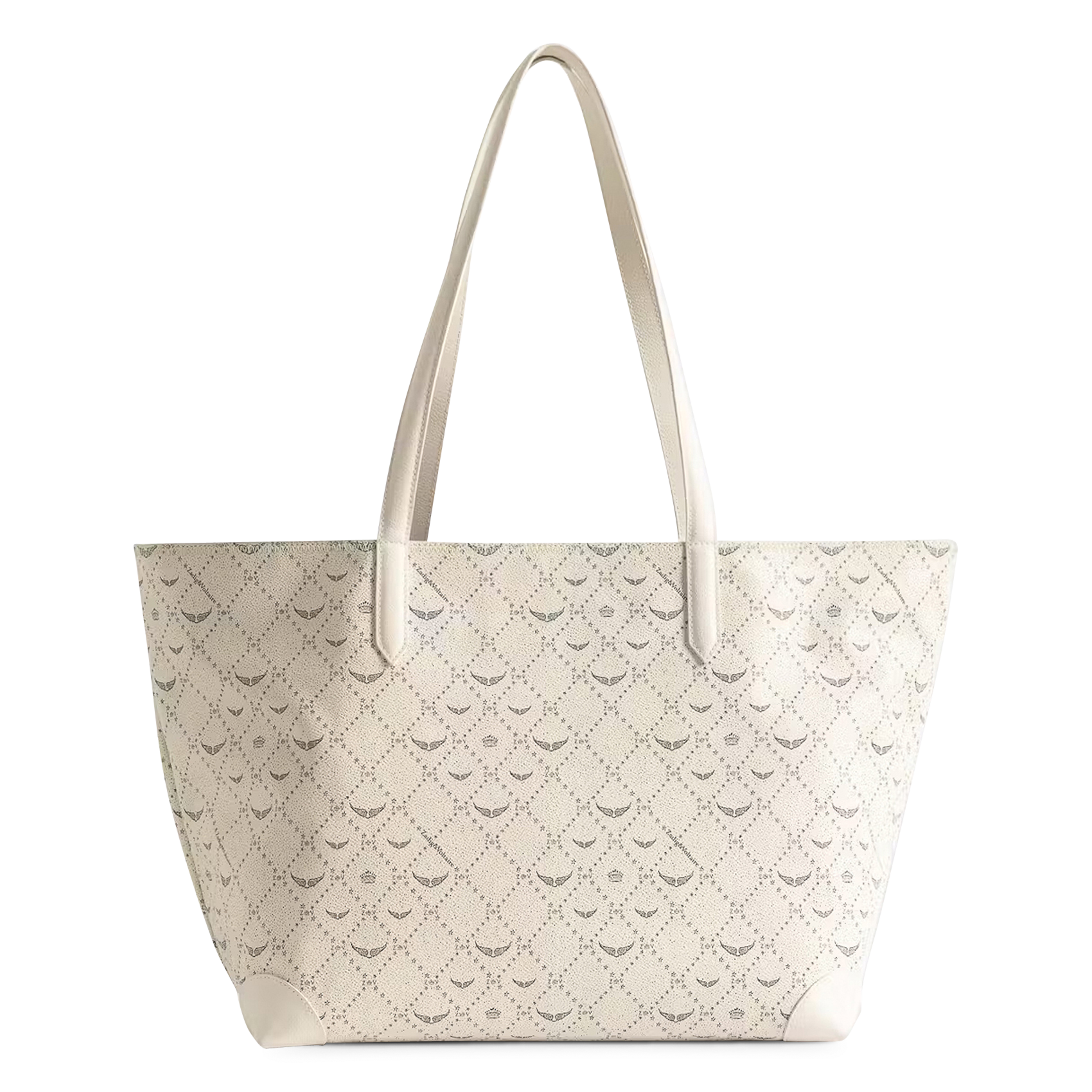 Sac cabas imprimé ZADIG&VOLTAIRE Blanc