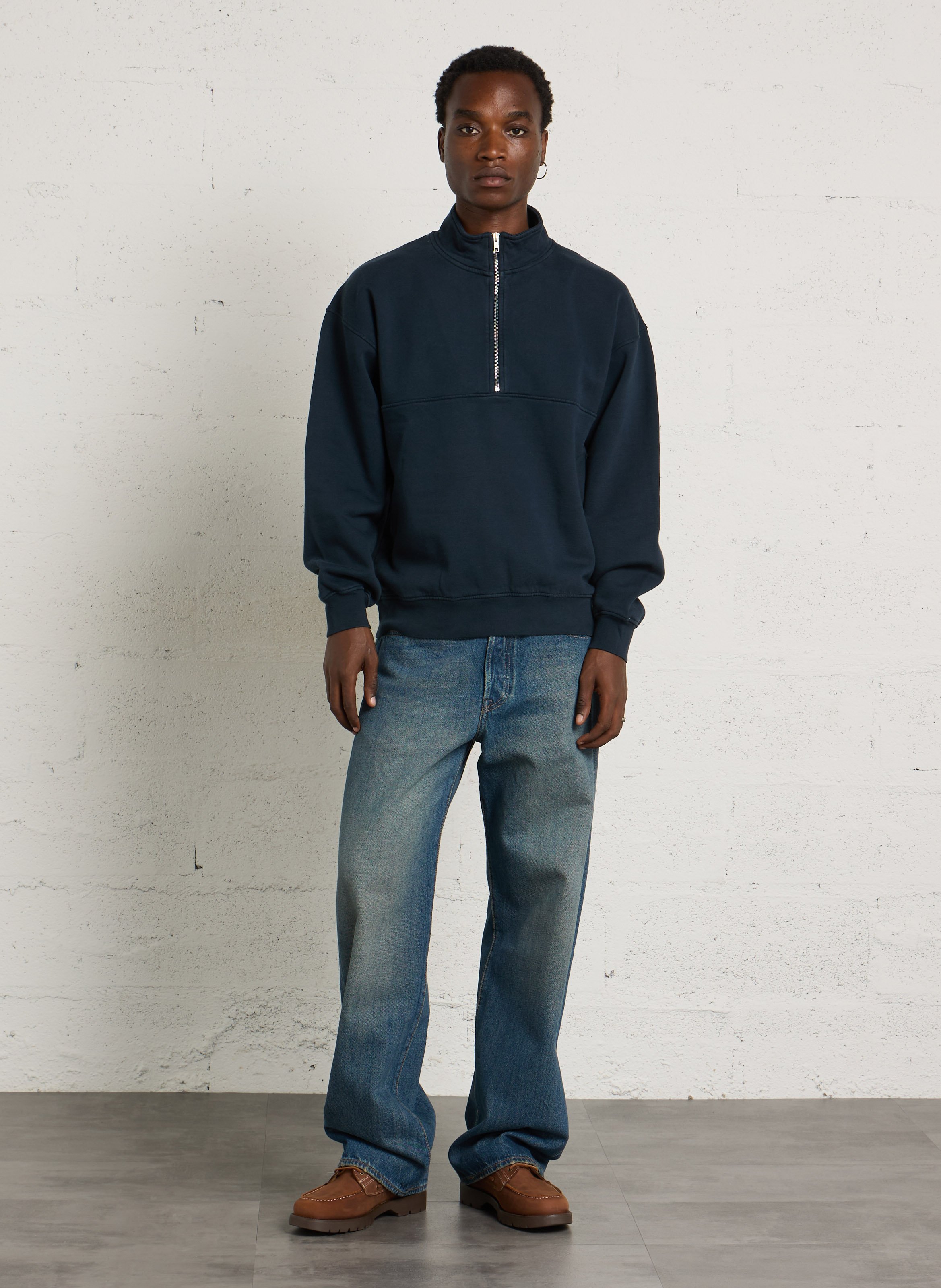 SWEATSHIRT COLORFUL STANDARD Blau