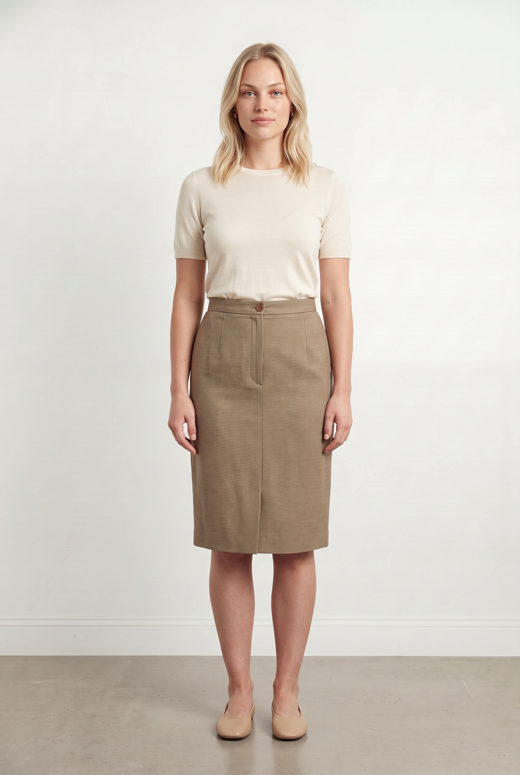 Short & midi skirt MAX MARA - Seconde Main Beige