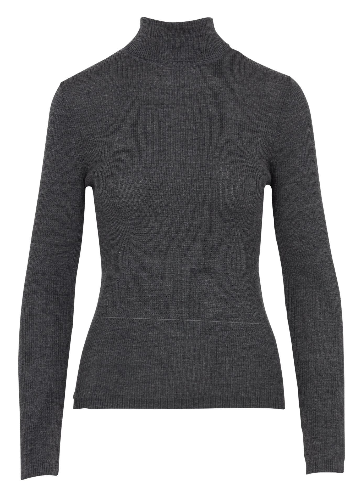 Strakke coltrui | wolblend KOOKAI Grijs