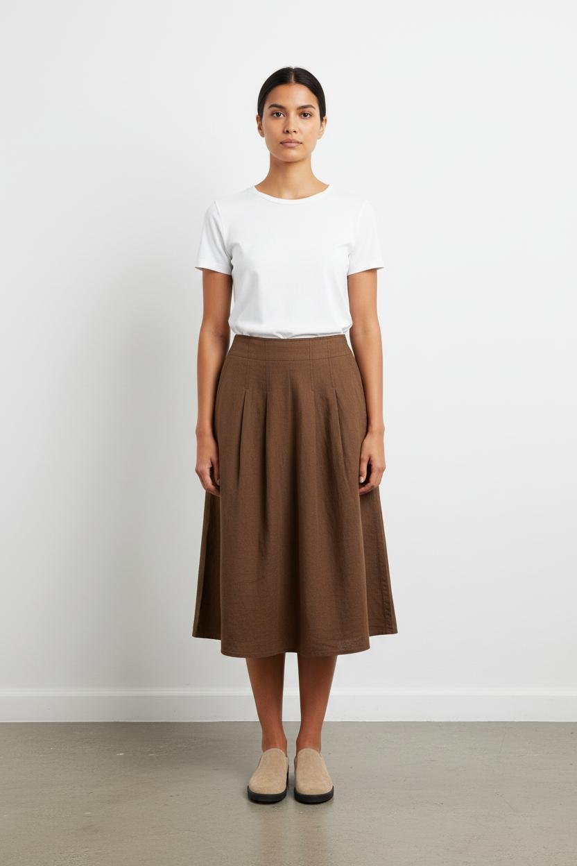 Short & midi skirt MAX MARA - Seconde Main Brown