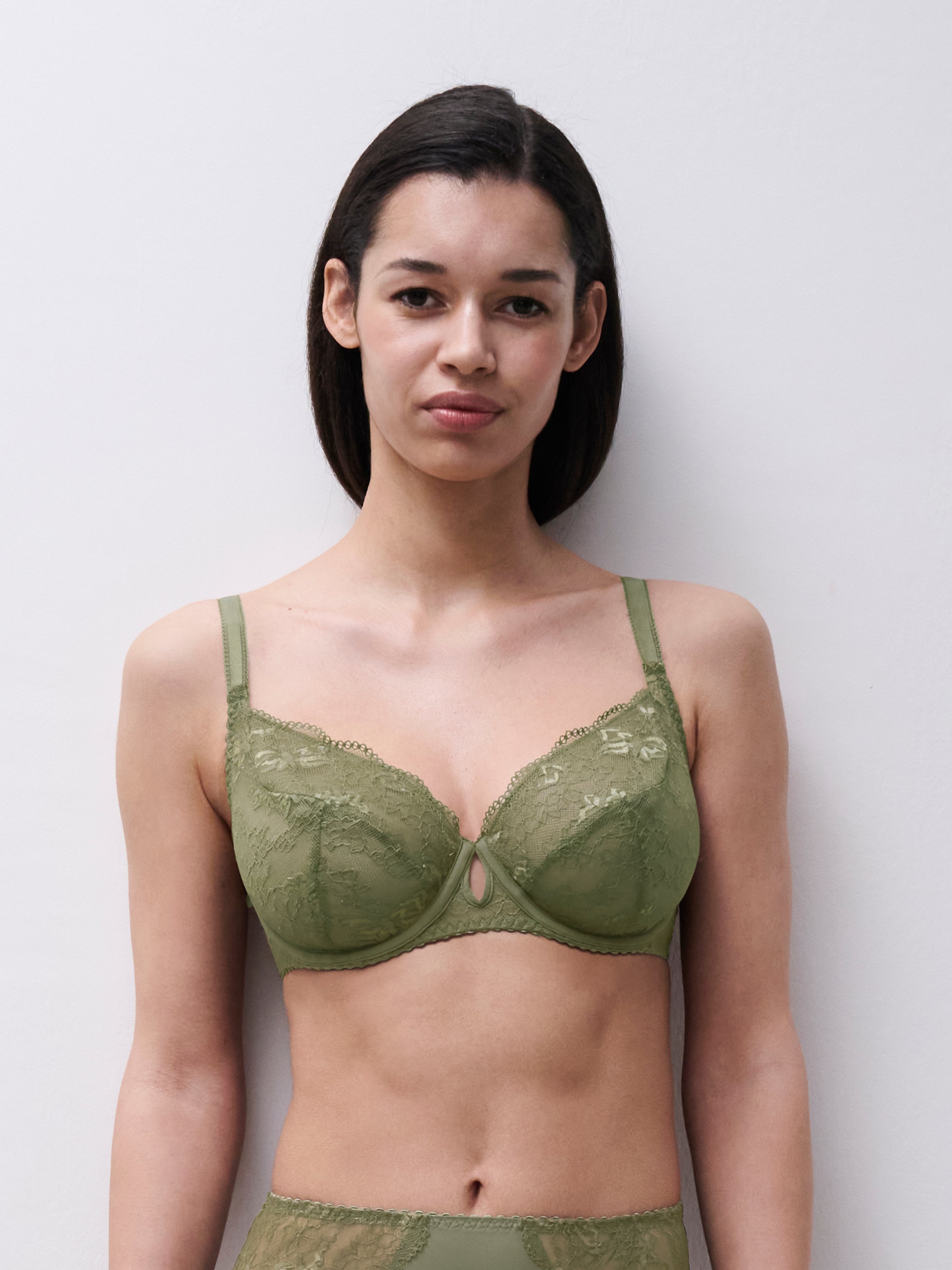 Full-cup bra CHANTELLE PULP Green