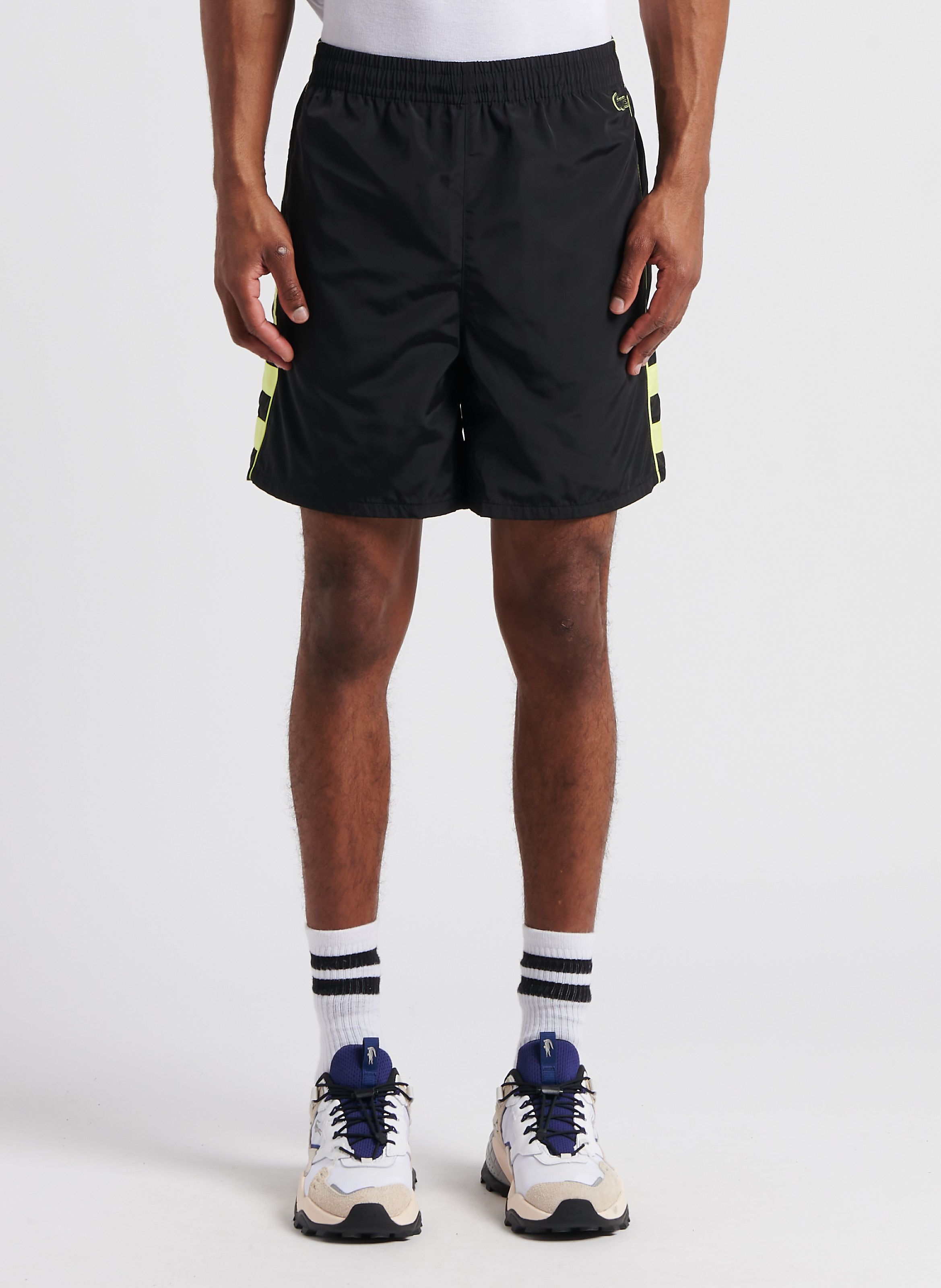 Loose fit Sports Shorts Black limeira Lacoste Men Place des