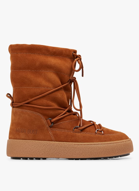 Leather Mid calf Boots Cognac Moon Boot Women 24501100 001 COGNAC Place des Tendances United Kingdom