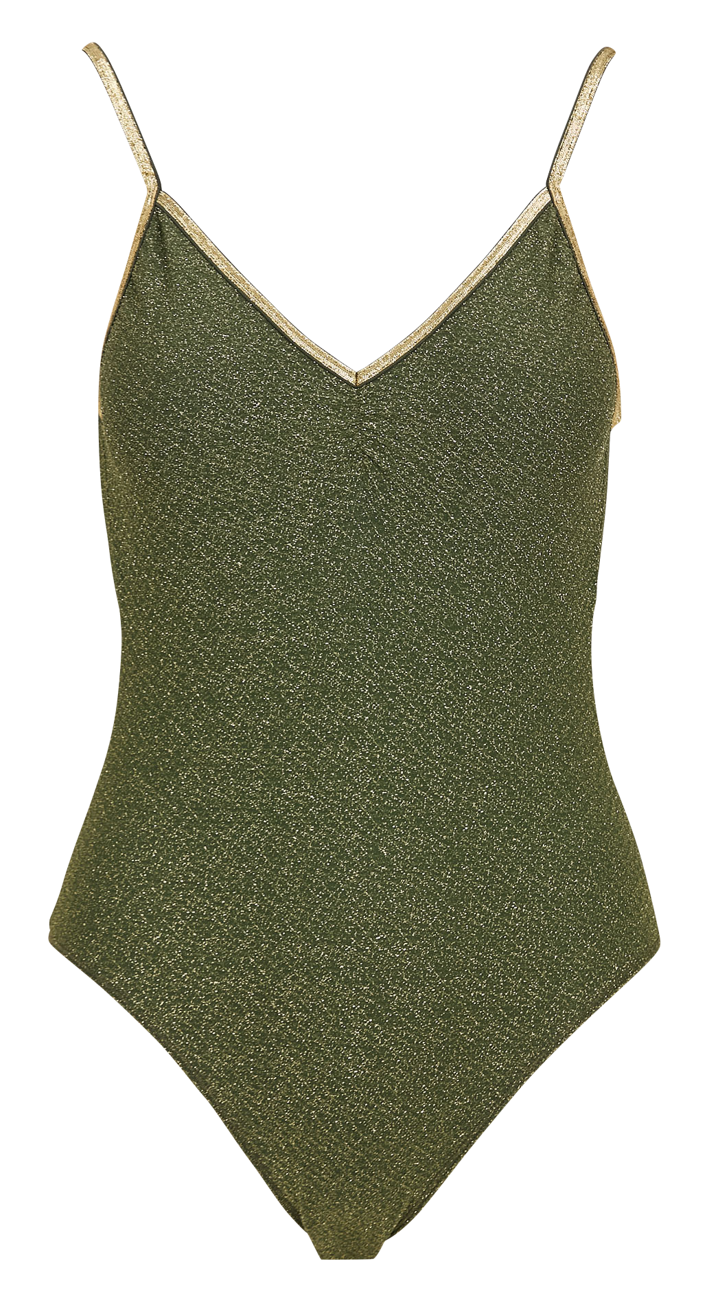 Maillot de bain 1 pièce pailleté LA NOUVELLE Kaki
