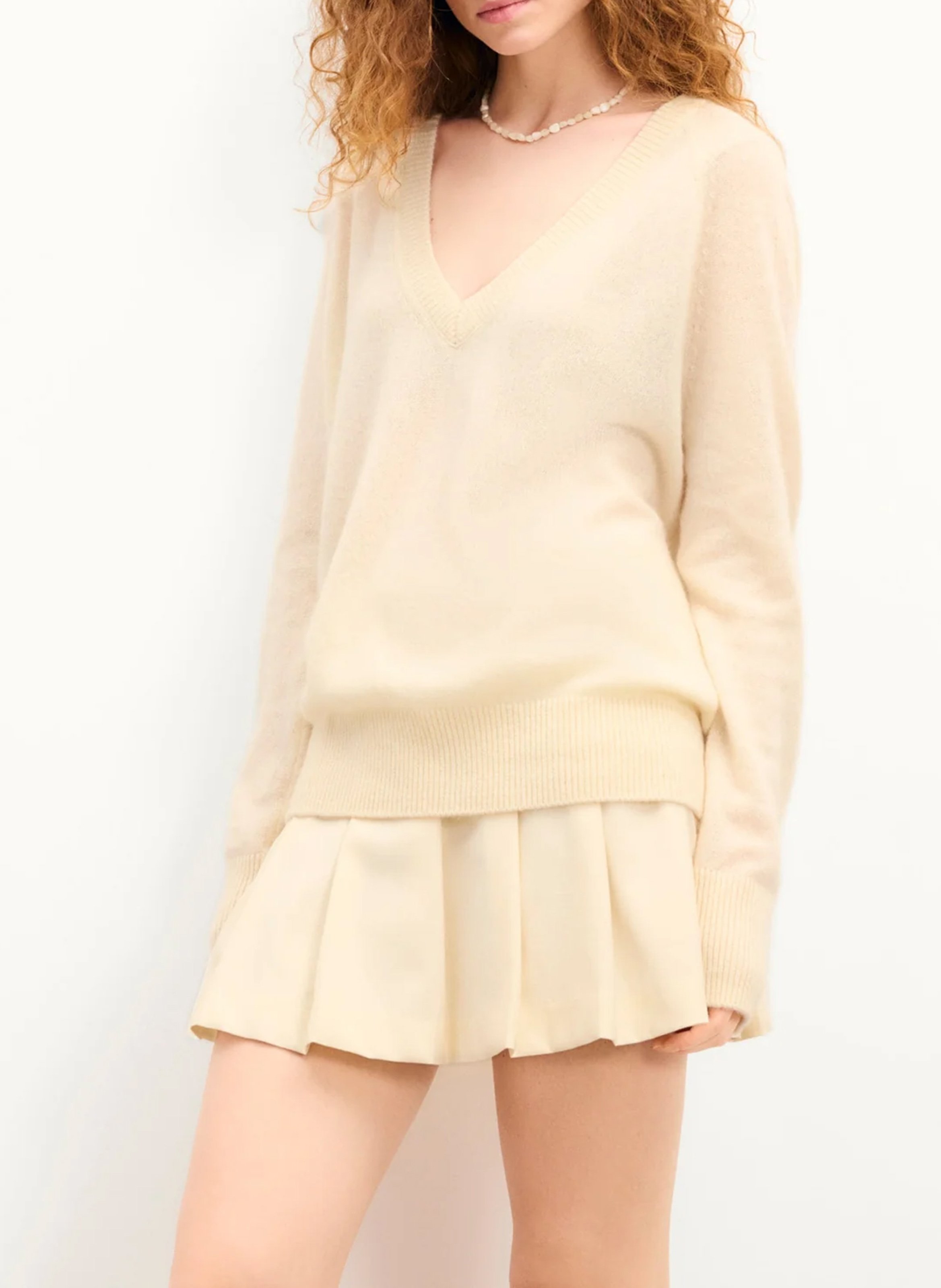 Coltrui van kasjmier FROM FUTURE Beige