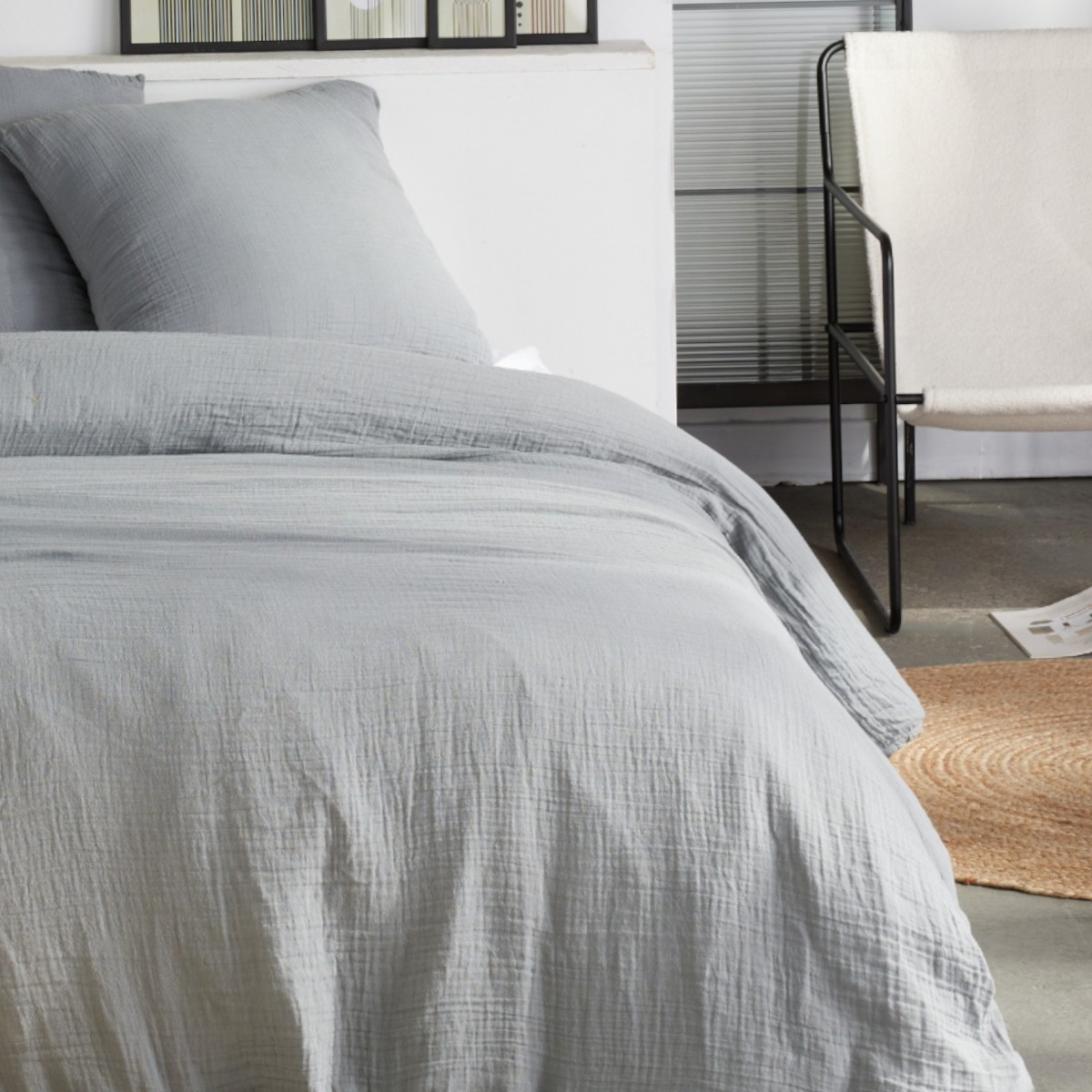 Cotton bedding set TODAY LINGE DE MAISON Grey