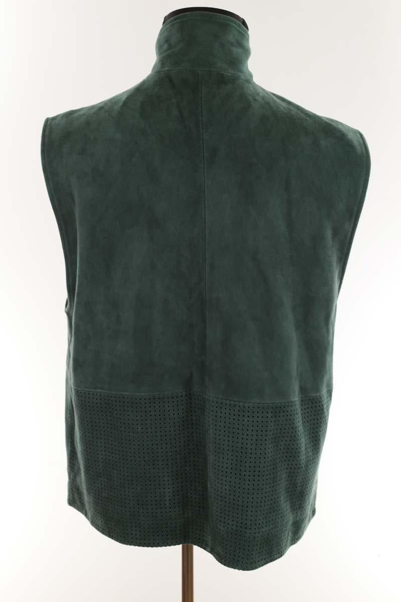 Suede jacket MODETROTTER - Seconde Main Green