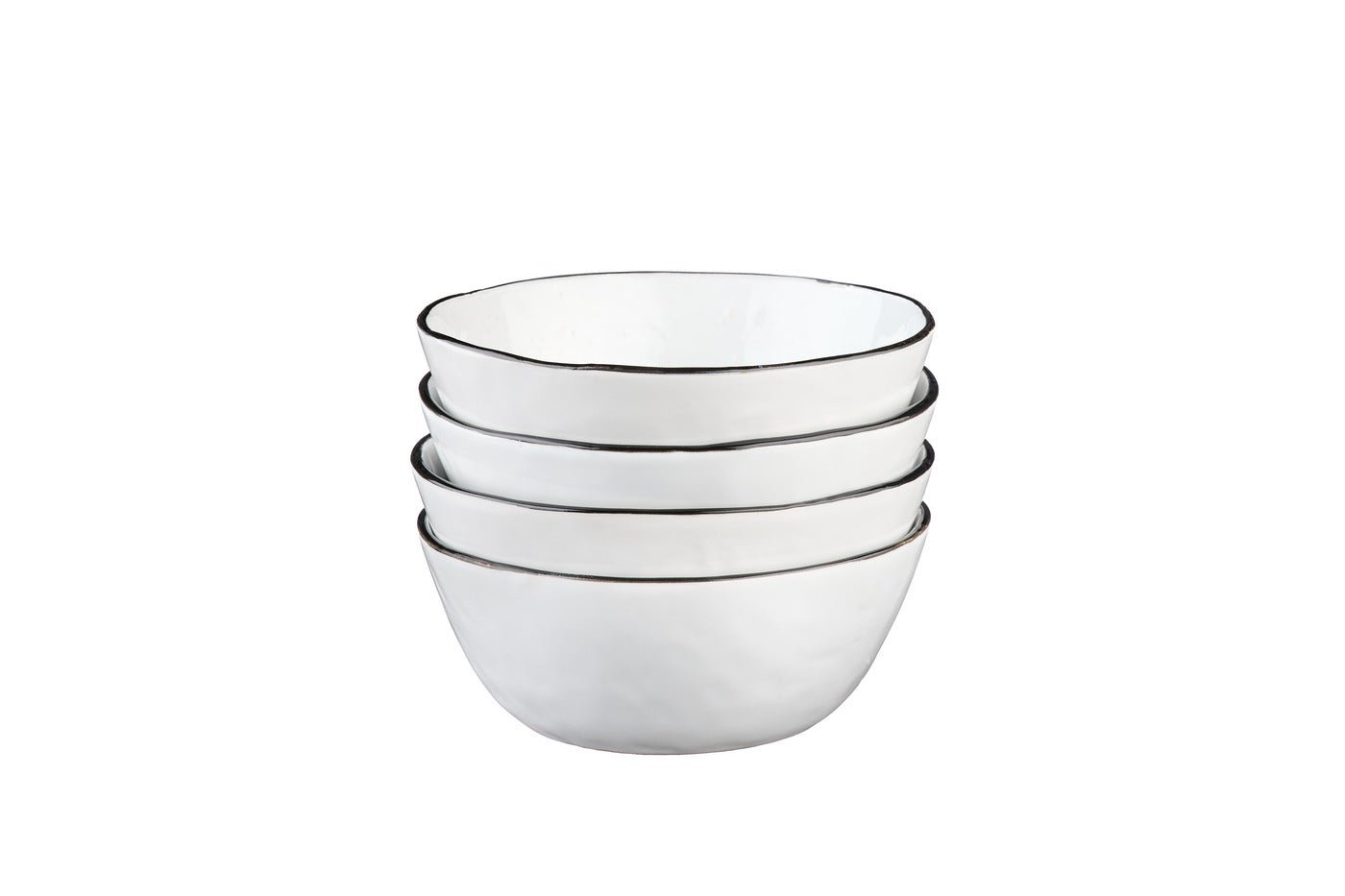 Bowl set ø16cm - 4 pieces - snow white BJORN White