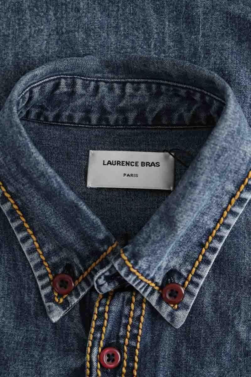 Cotton shirt LAURENCE BRAS - Seconde Main Blue