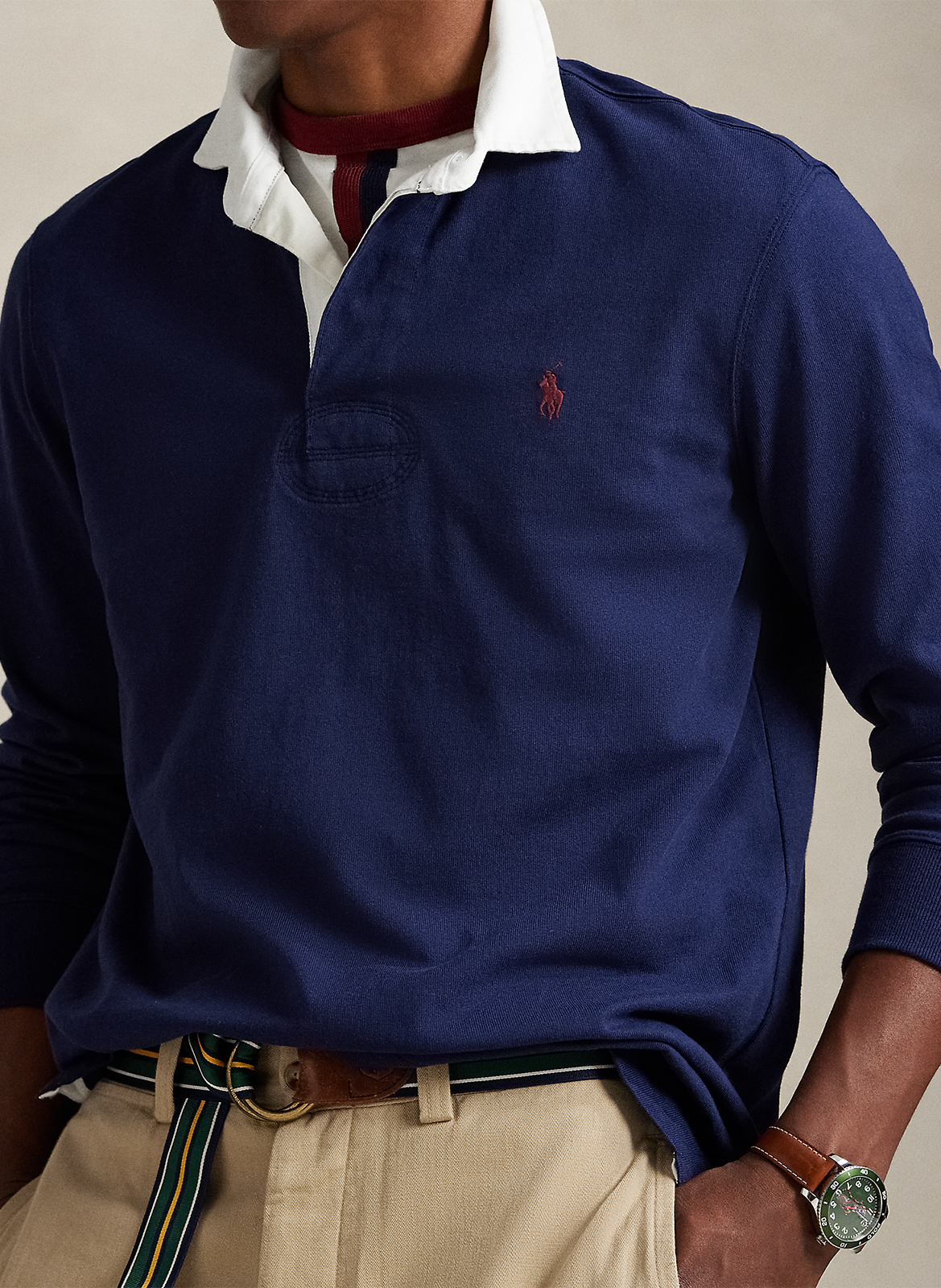 Polo regular-fit en coton POLO RALPH LAUREN Bleu