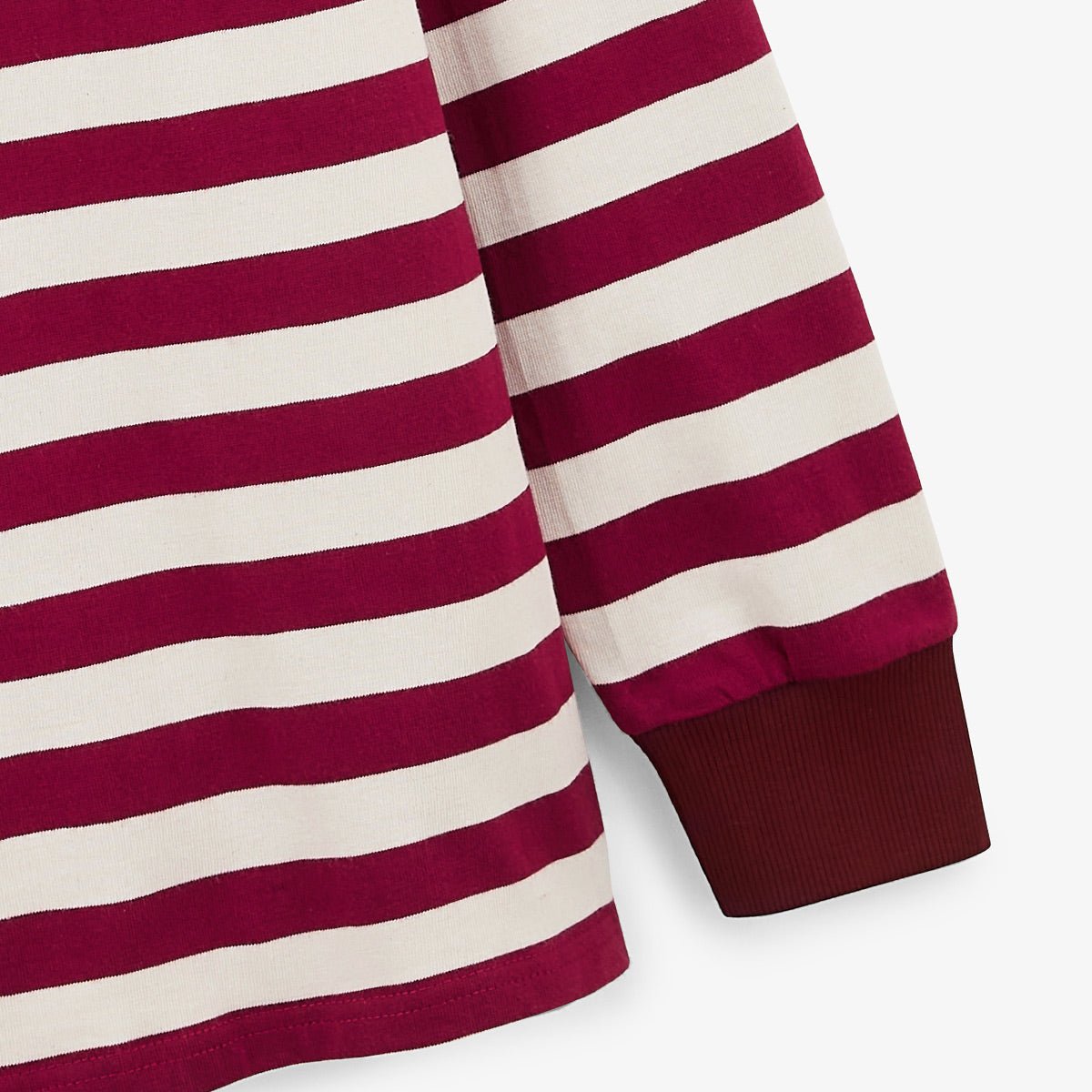 Long-sleeved rugby polo SERGE BLANCO Red