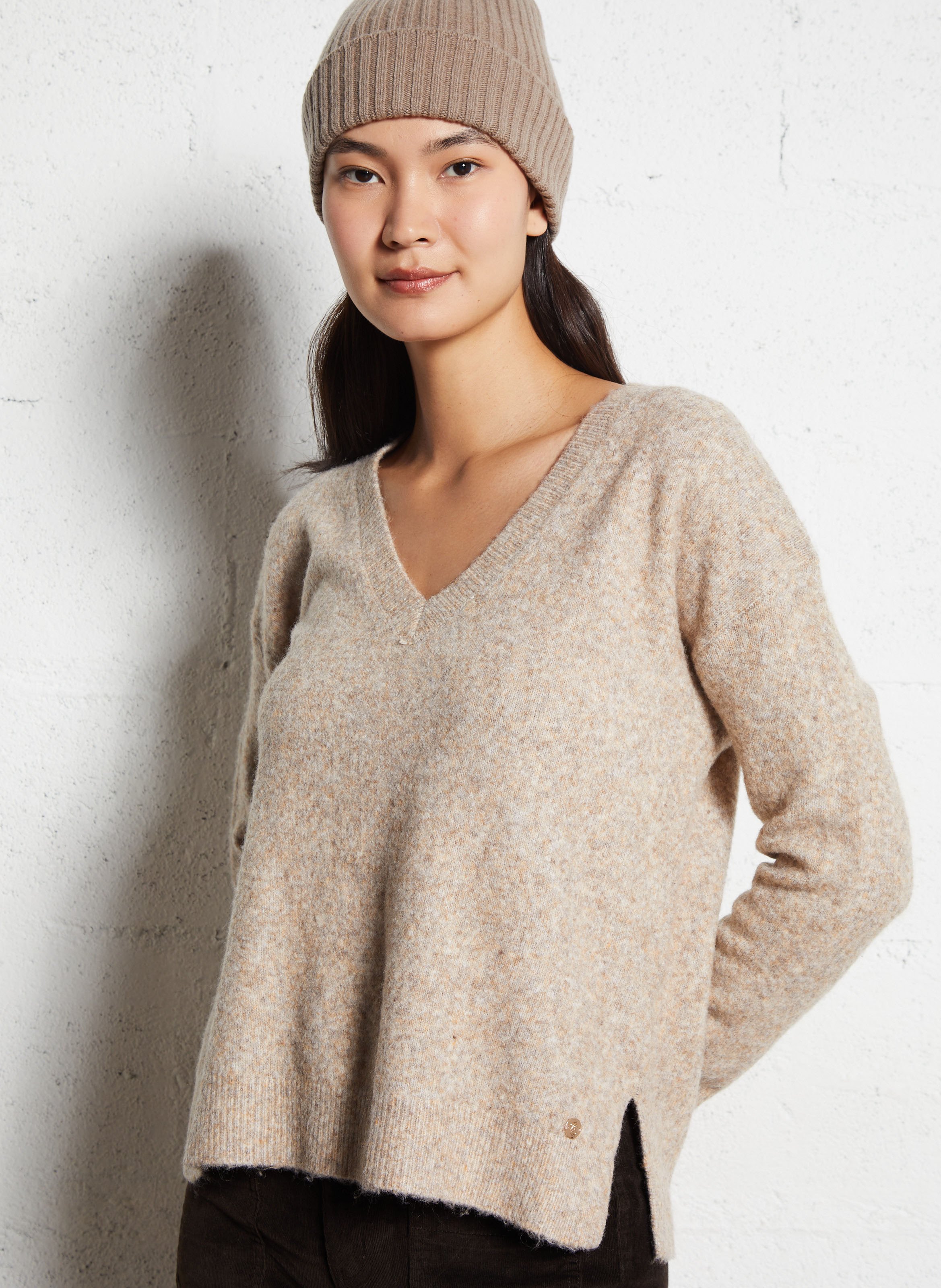 Pull col V  LA PETITE ETOILE