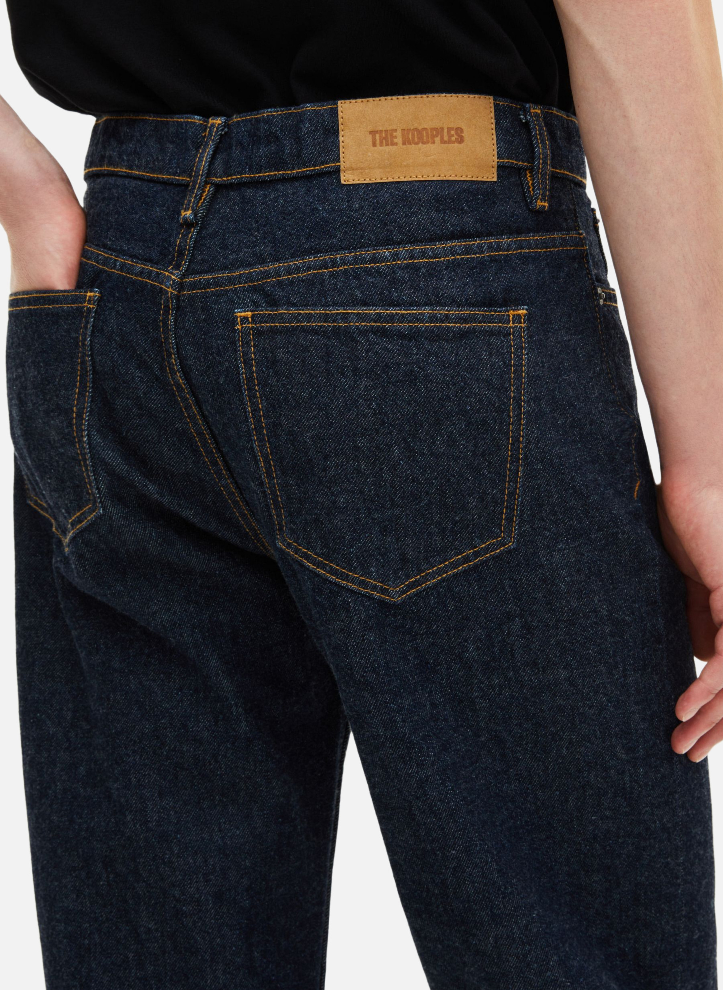 Raw straight jeans THE KOOPLES Blue