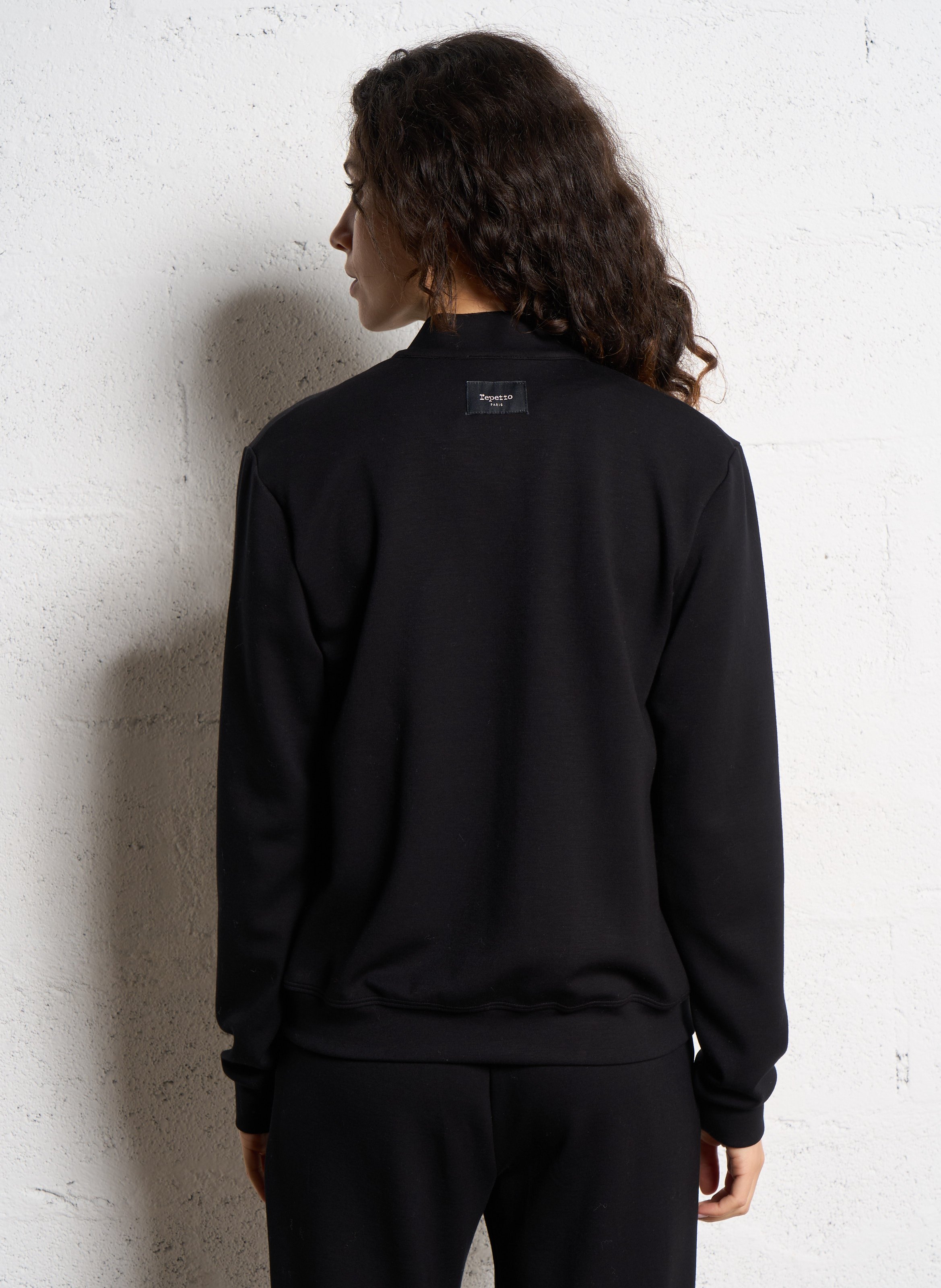 Jasje met baseballkraag REPETTO Zwart