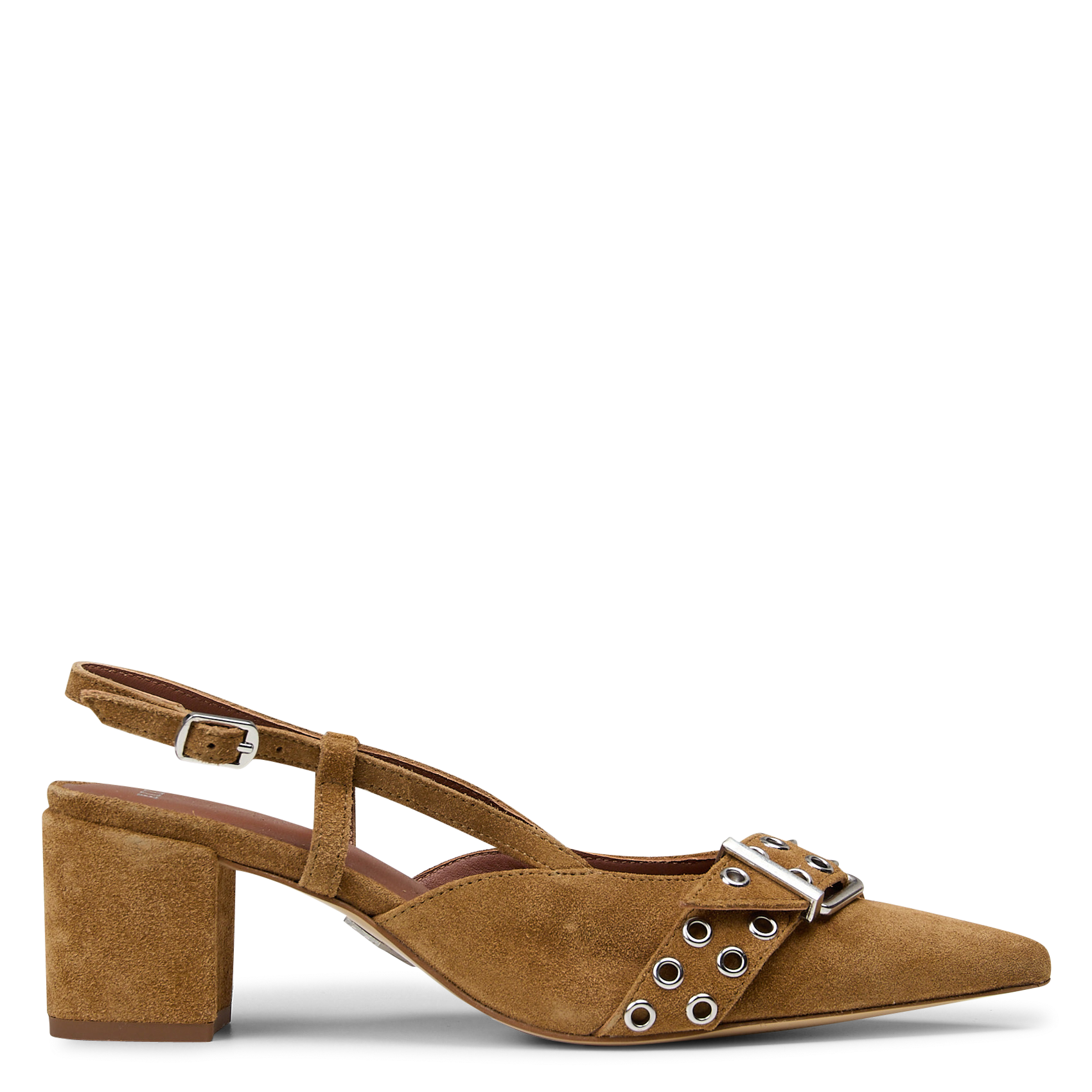 Suède slingback-pumps IKKS Bruin