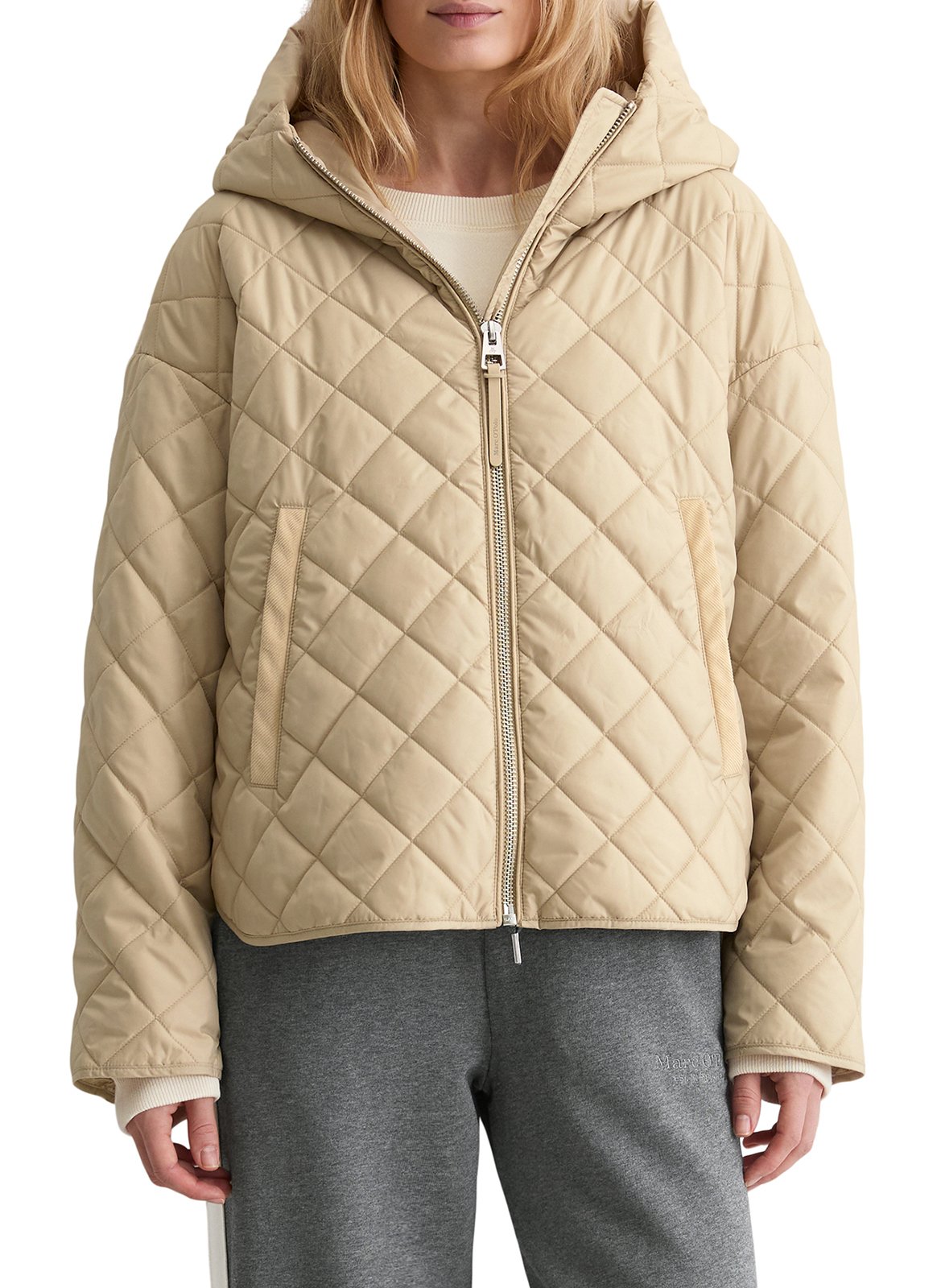 Blouson oversize col montant matelassé MARC O'POLO Beige
