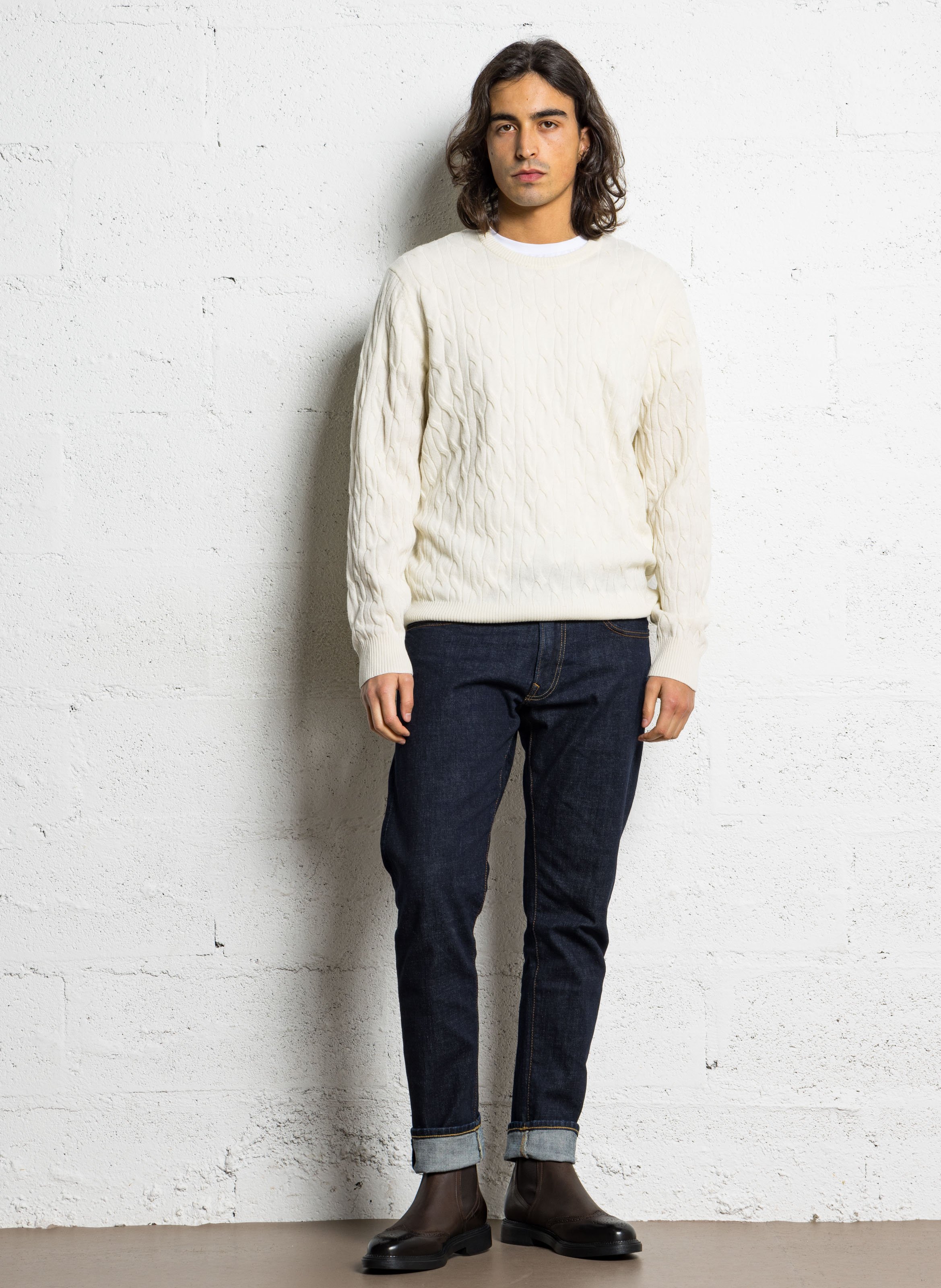 Bianca leather ankle boots IKKS Brown