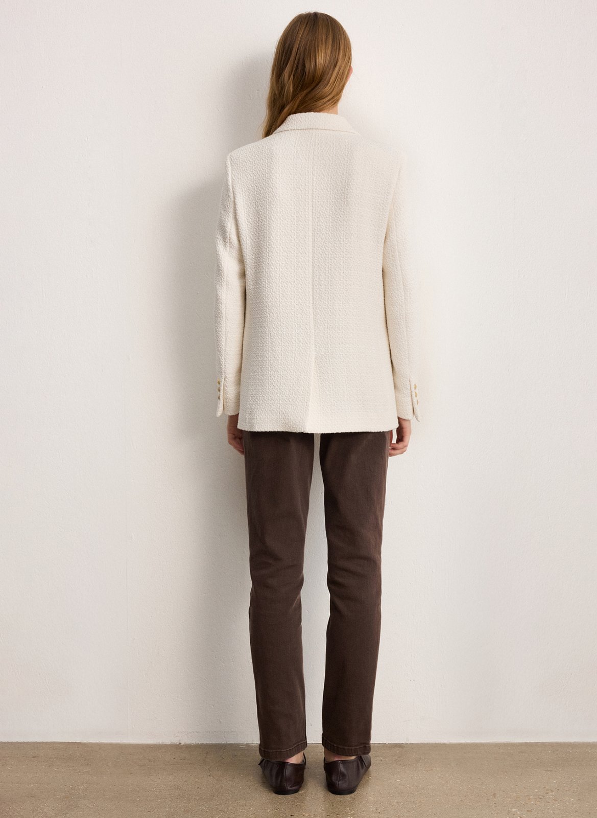 Baumwoll-Mix-Jacke mit Reverskragen PABLO Beige