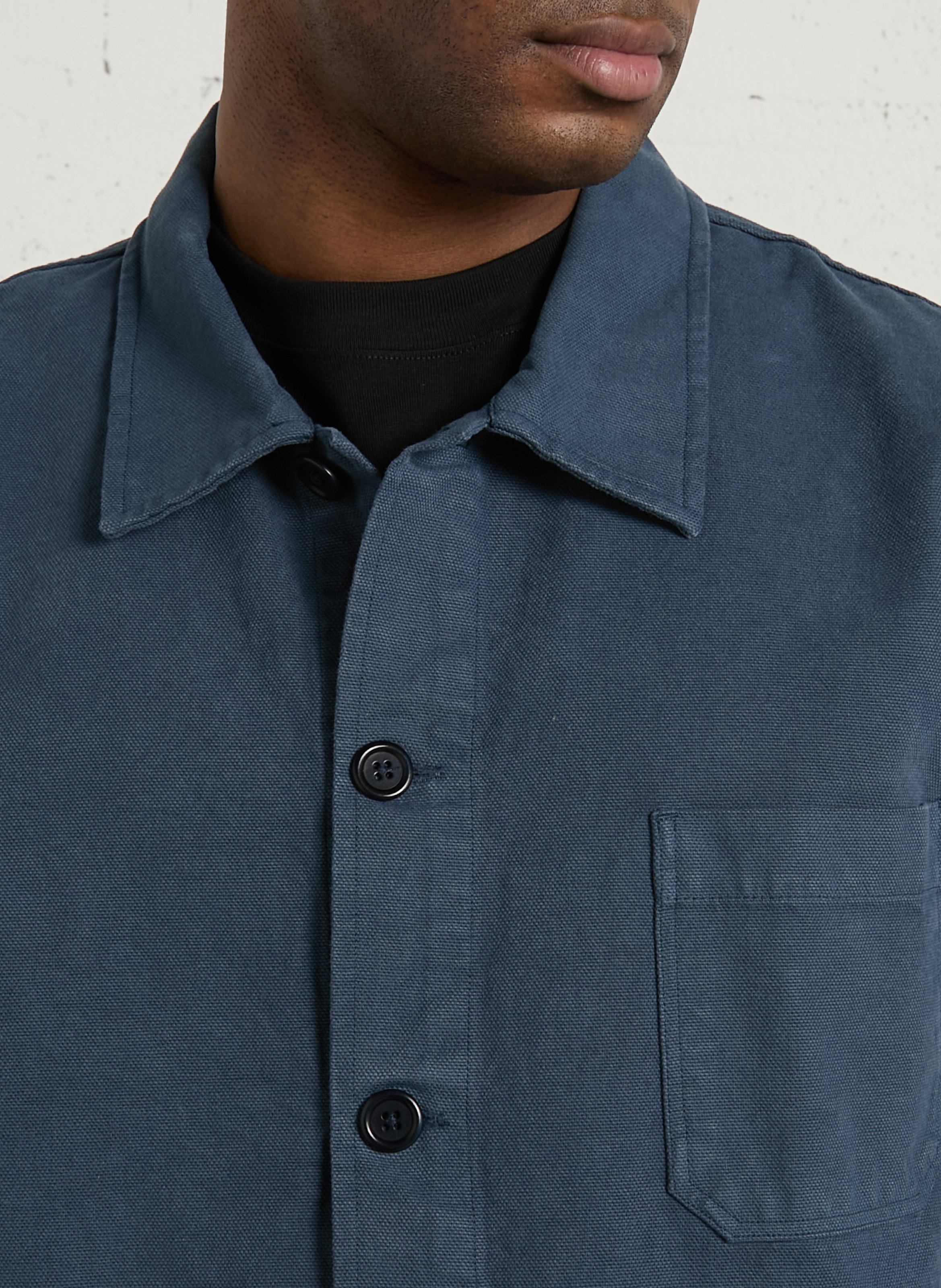 Baumwolljacke im Workwear-Stil COLORFUL STANDARD Blau