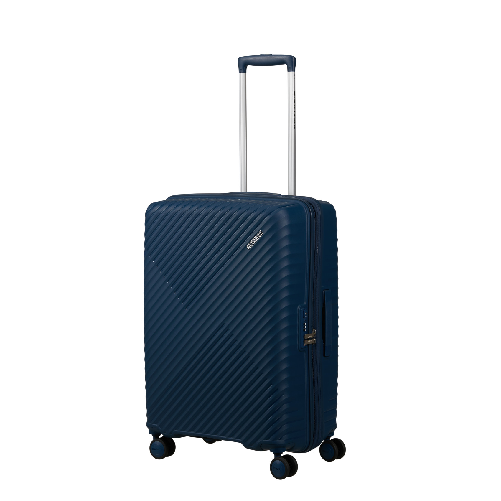 Diablast 4-wheel suitcase size M AMERICAN TOURISTER Blue