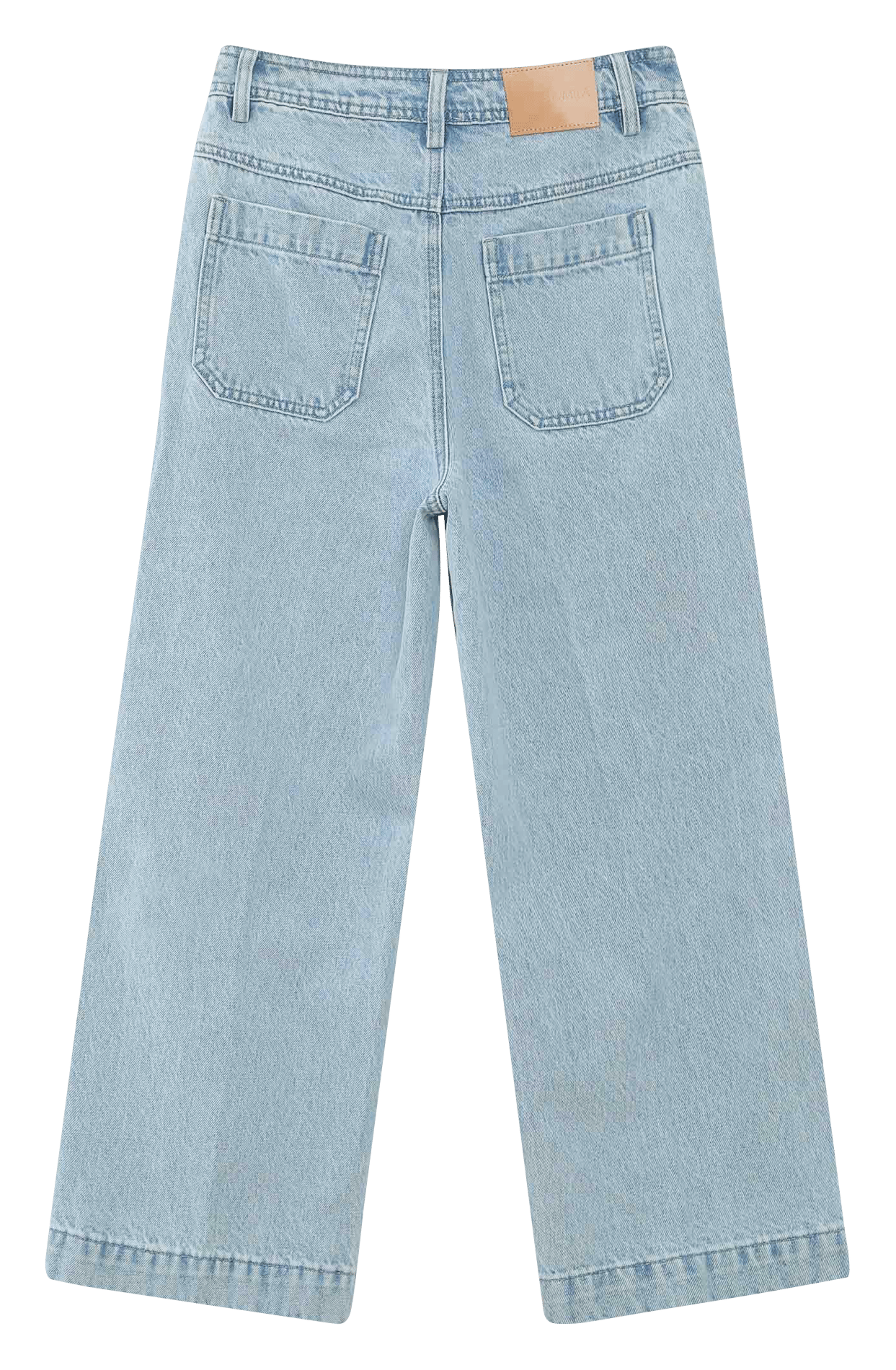 Jean droit 7/8ème uni  GRACE ET MILA Bleu