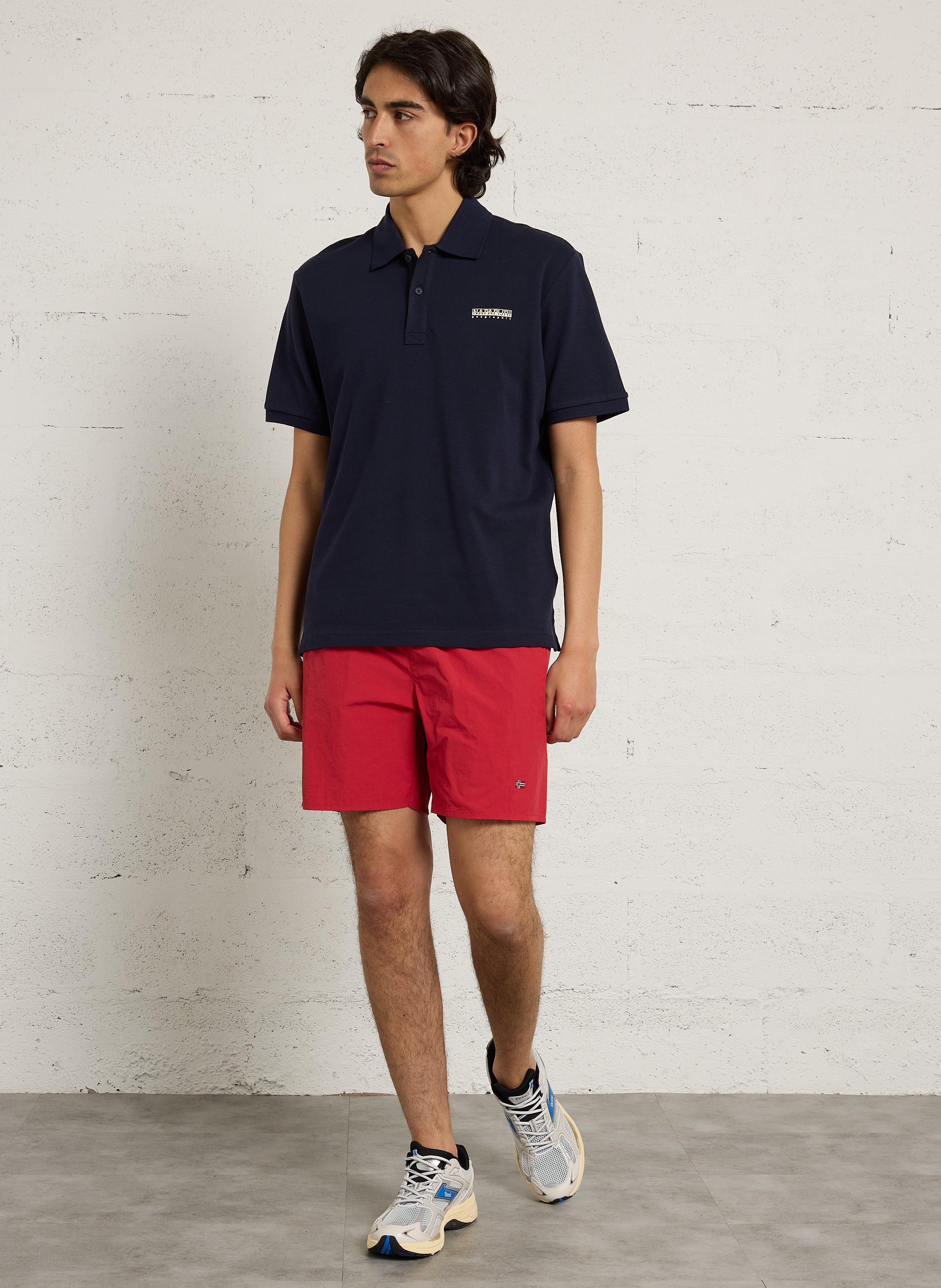 Short droit brodé NAPAPIJRI Rouge