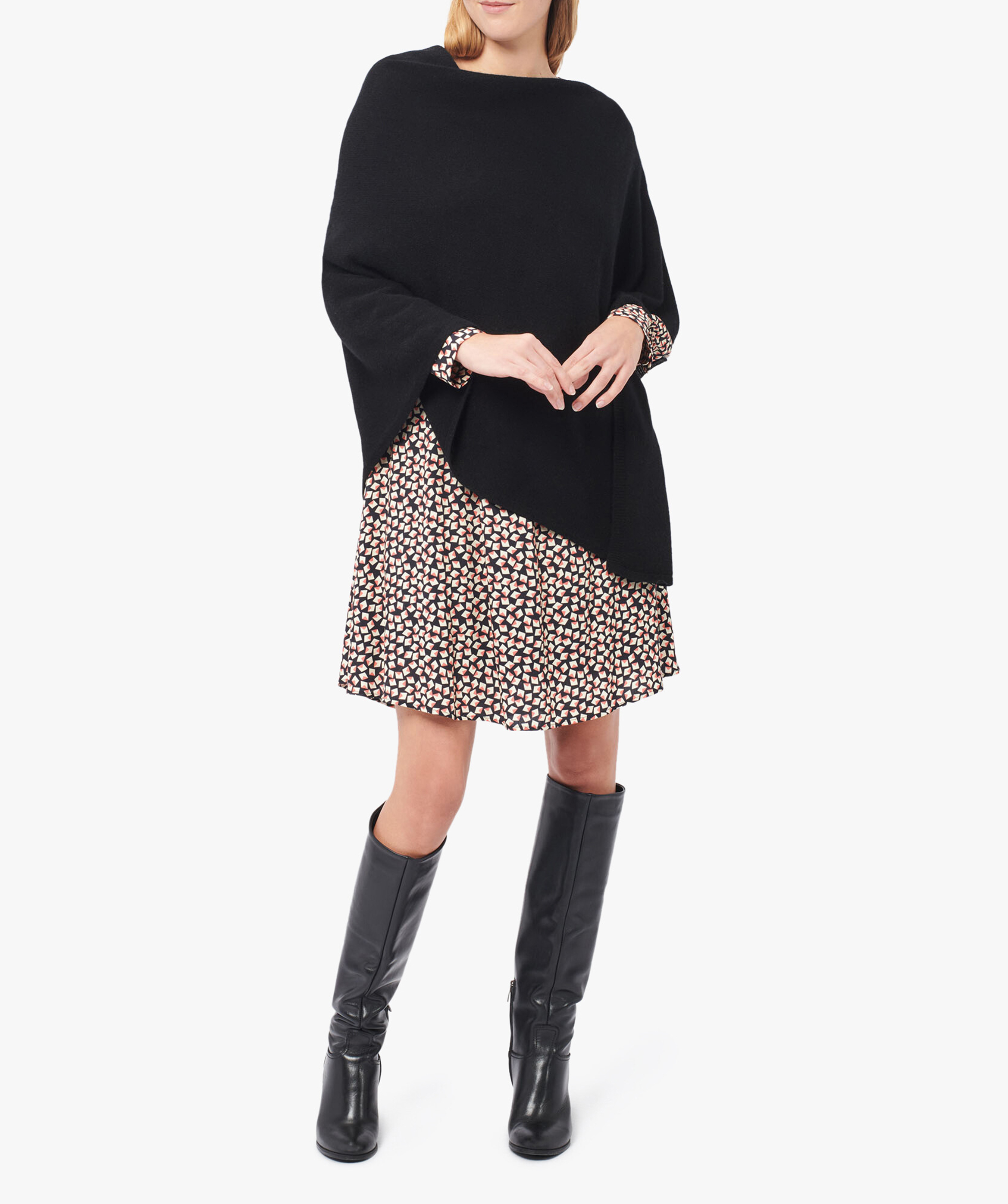 Kaschmirschal CAROLL Schwarz