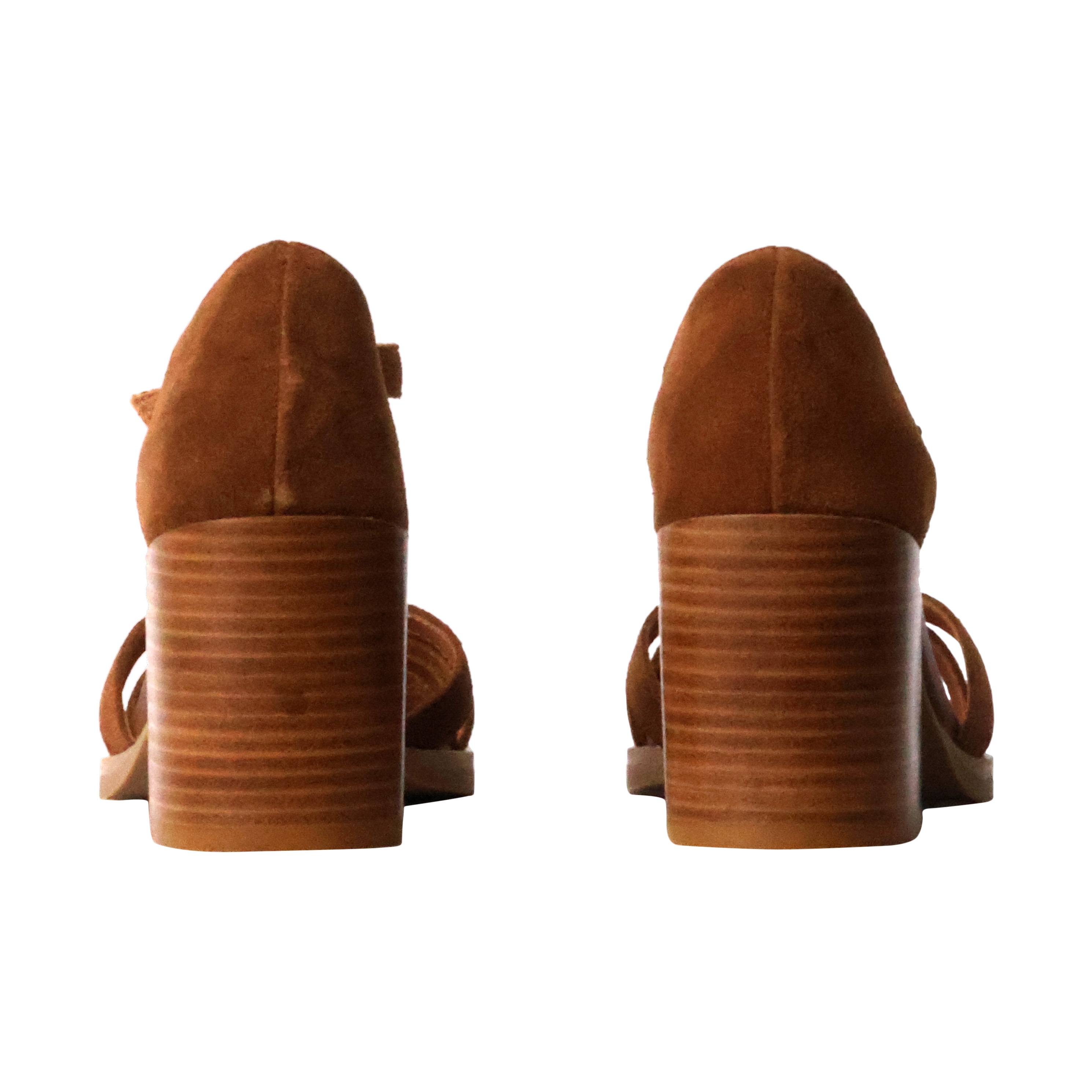 Sandales à talon cuir  brigitte EMILIE KARSTON Marron