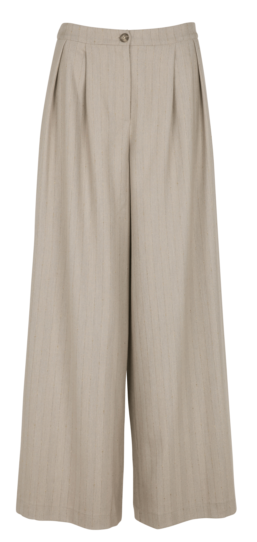 Pantalon large à fines rayures PLEASE Gris
