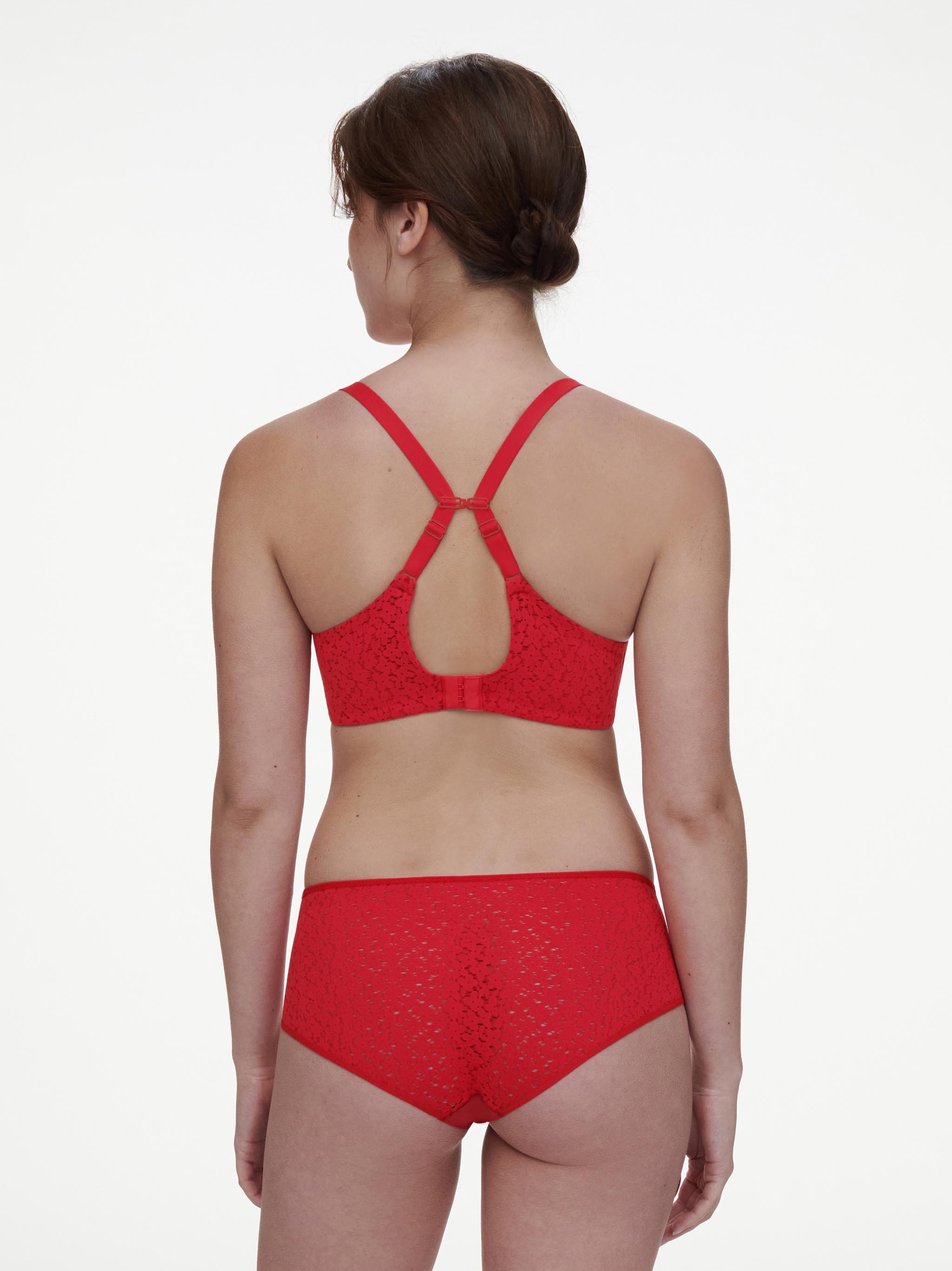 Full-cup bra CHANTELLE Red