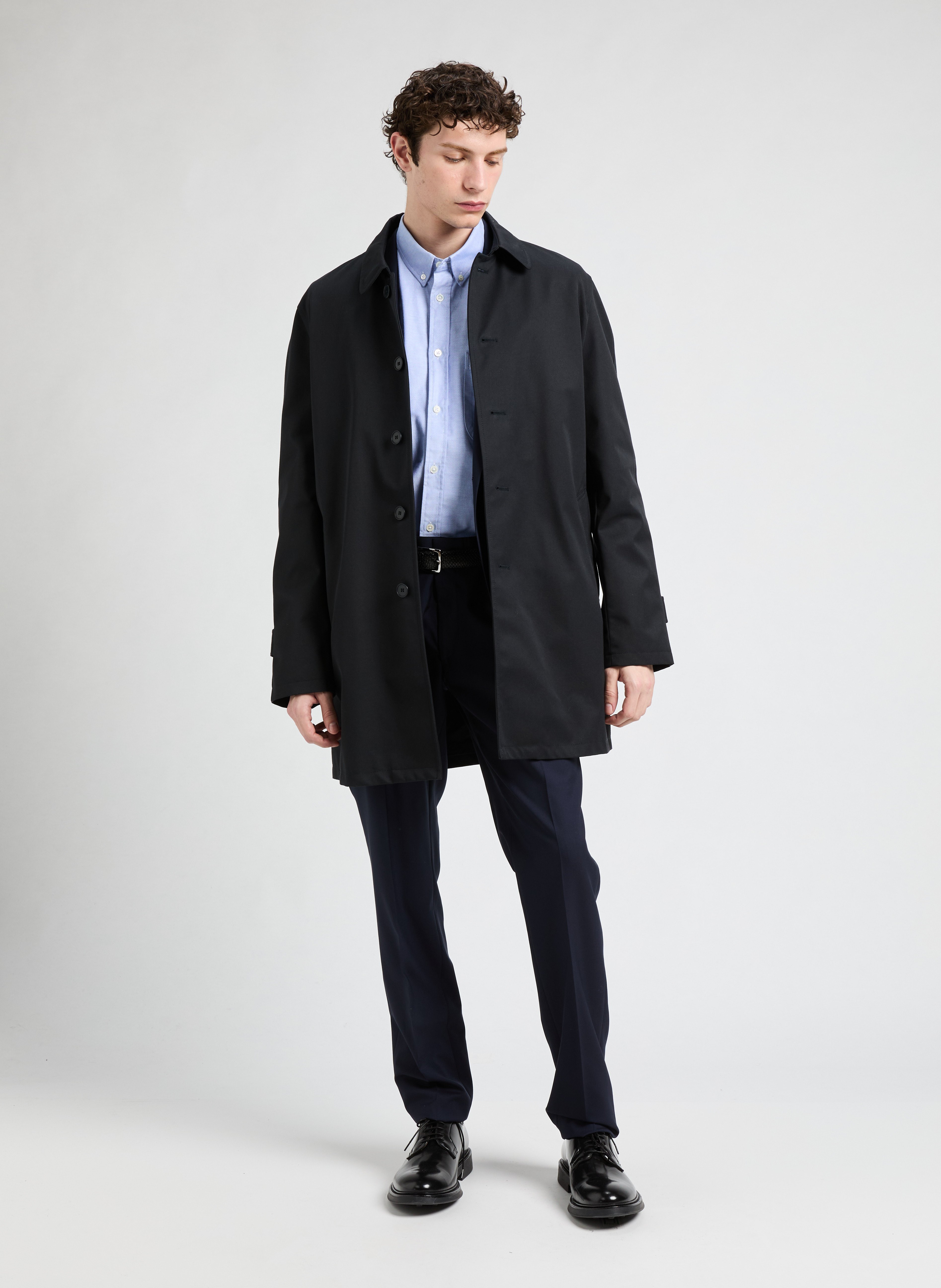 Slim wool caph pants SAISON 1865 Blue