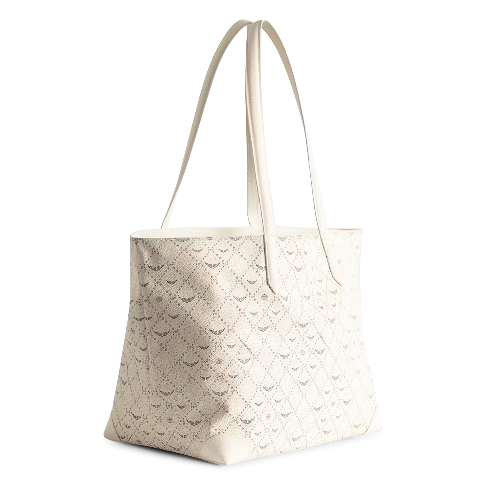 Sac cabas imprimé ZADIG&VOLTAIRE Blanc