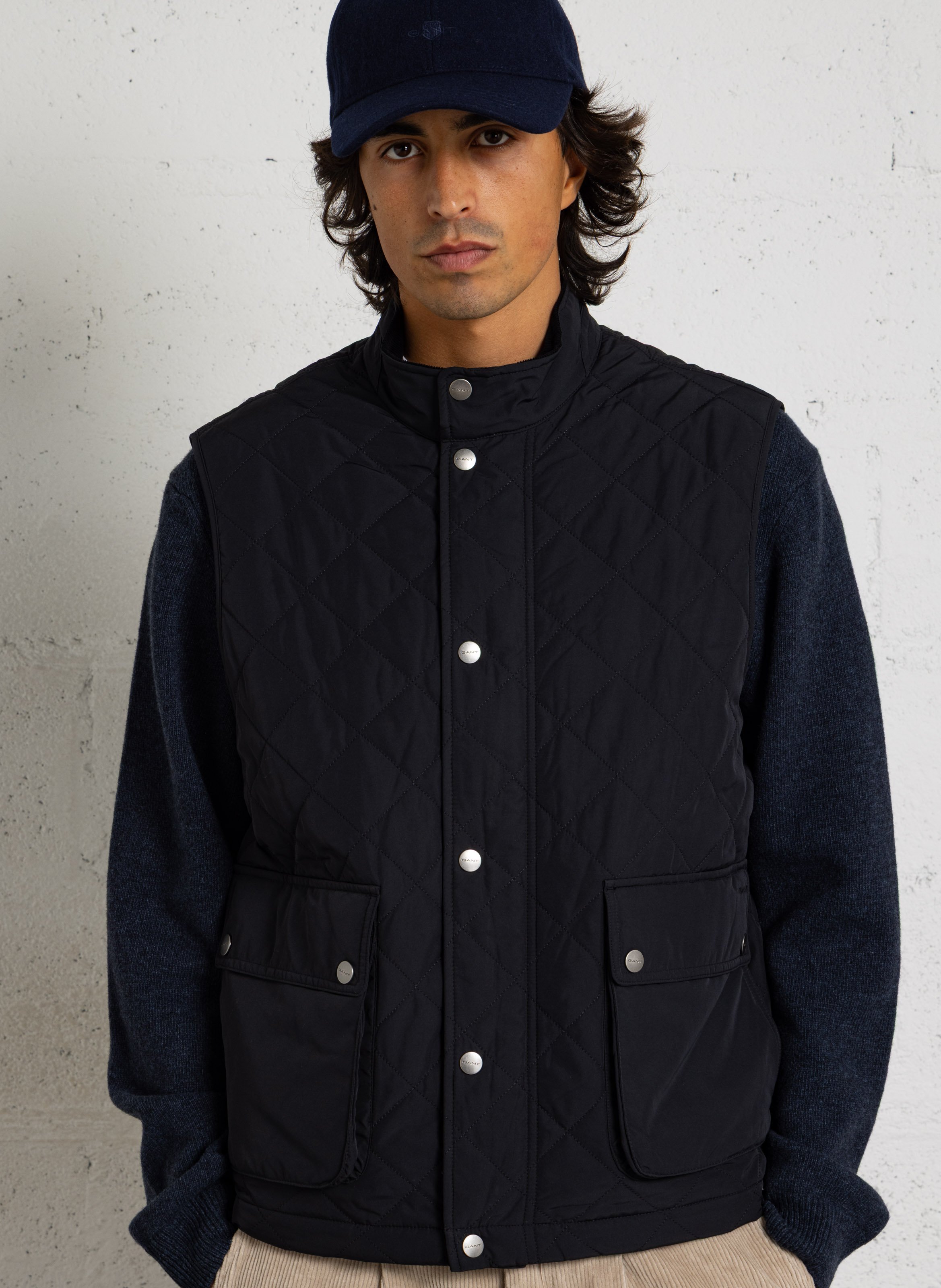 Quilted jacket GANT Black
