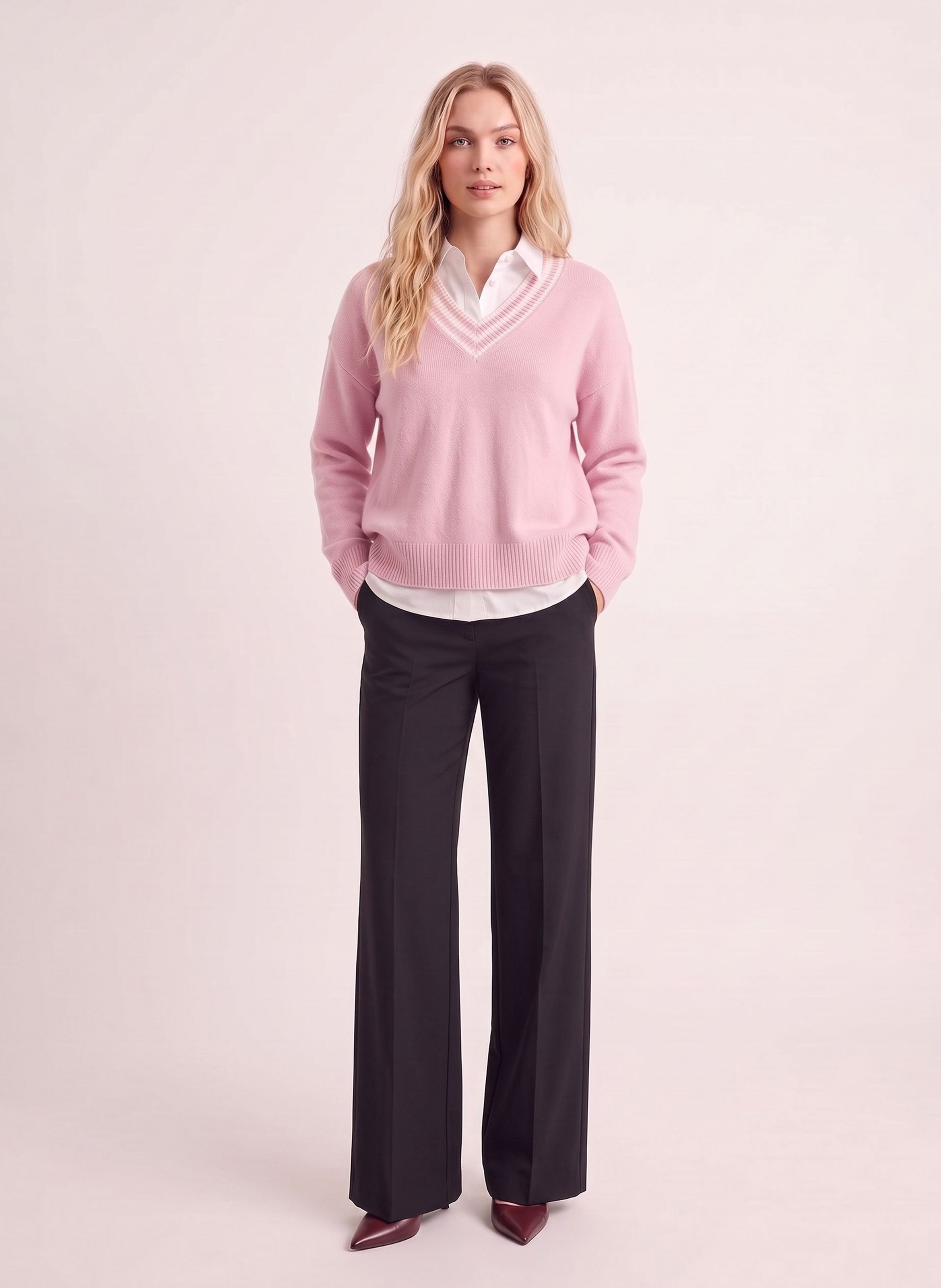 Pantalon droit large KOOKAI Noir