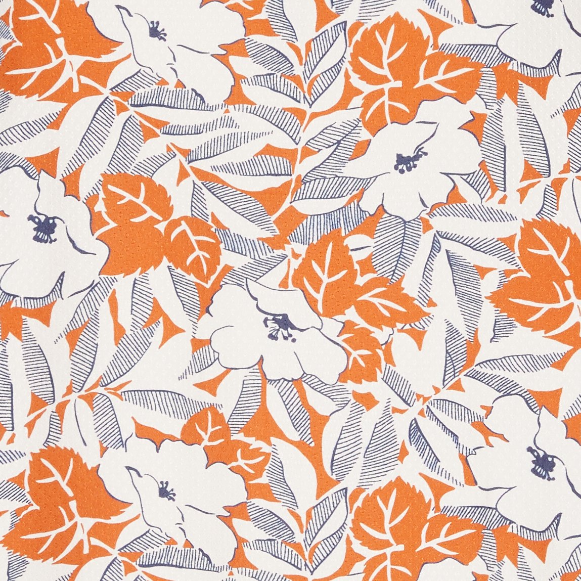 Robe courte imprimée en jacquard ATTIC AND BARN Orange