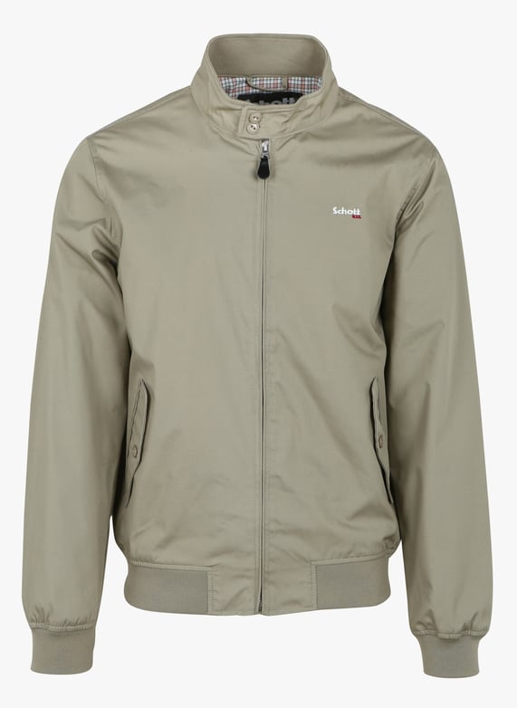 Blouson mit stehkragen, regular fit Khaki Schott Herren Place