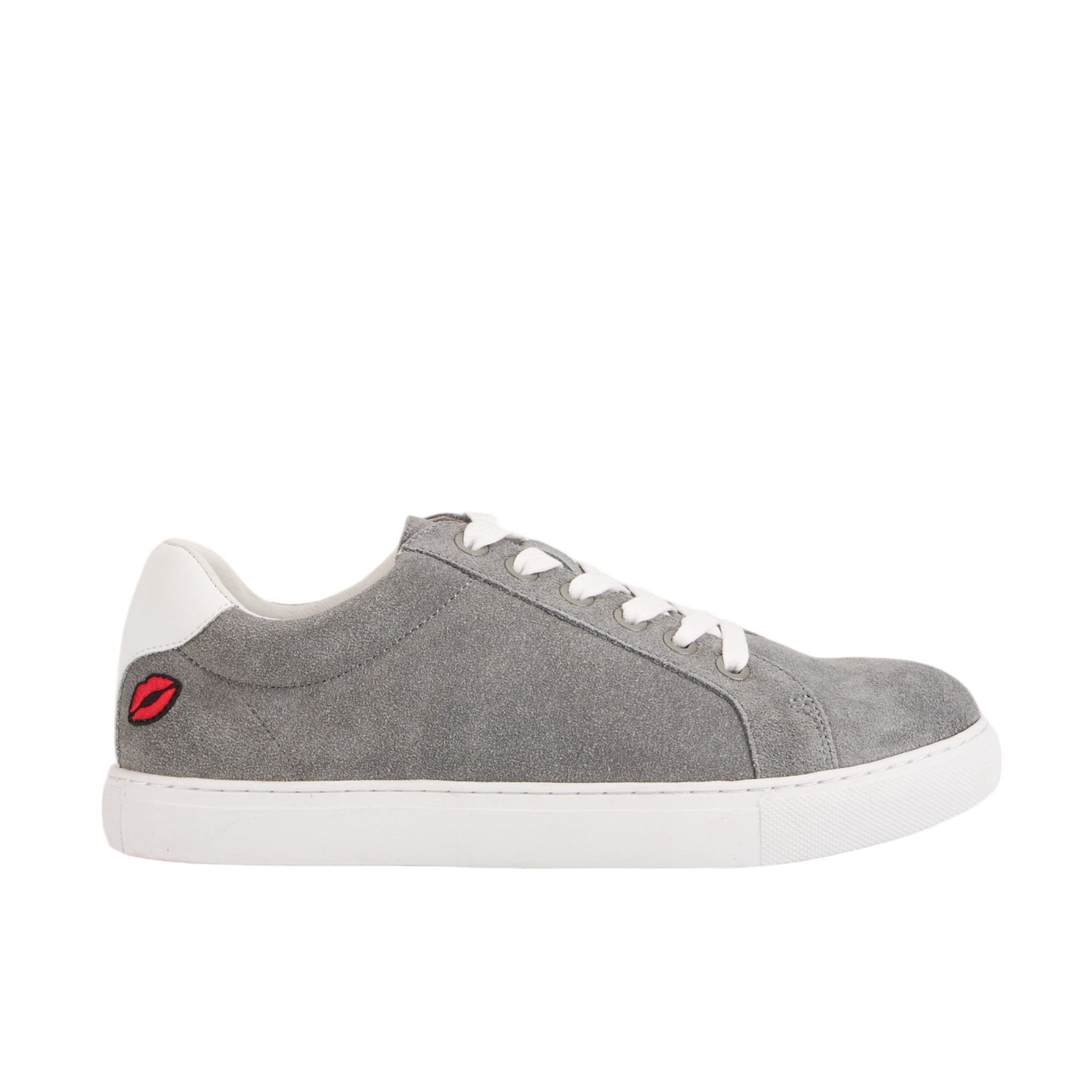 Jimmy leather sneakers BONS BAISERS PARIS Grey