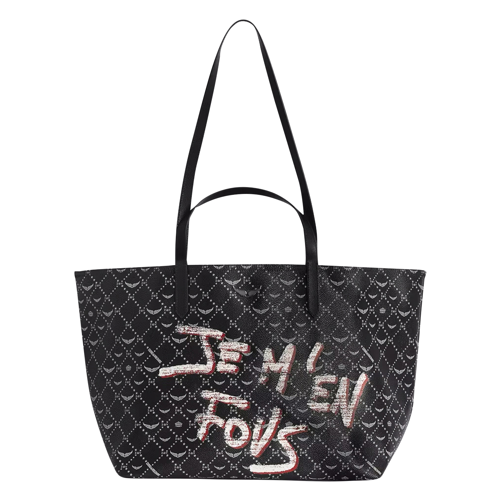 Tas Shopper XL Monogram ZADIG&VOLTAIRE Zwart